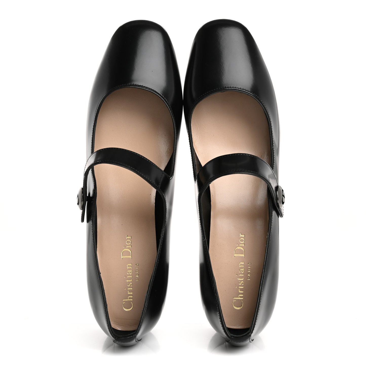 Brushed Calfskin Uniform 30mm Pumps 40 Black
