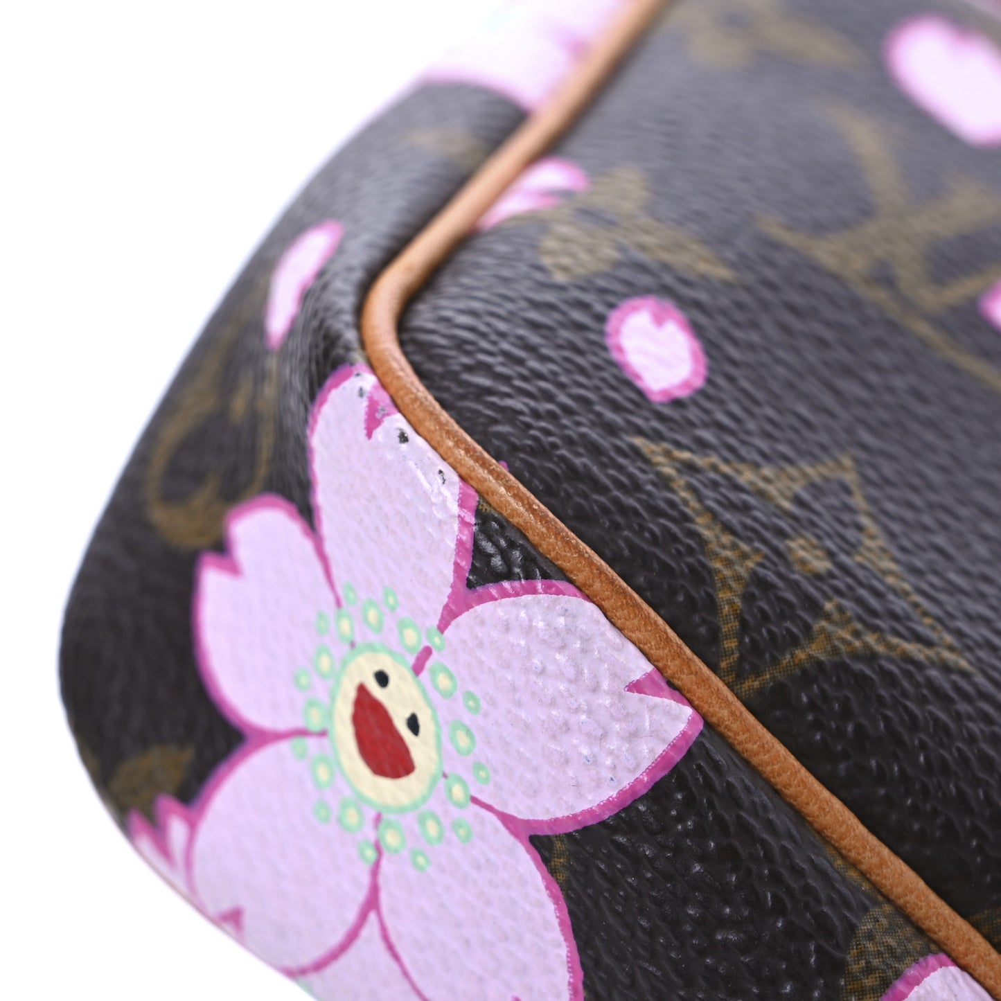 Monogram Cherry Blossom Pochette Accessories Brown