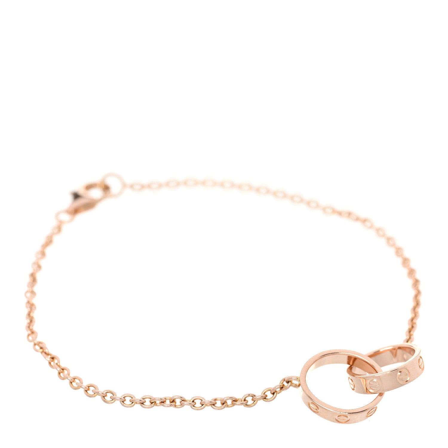 Cartier 18K Pink Gold Interlocking LOVE Bracelet 1870571