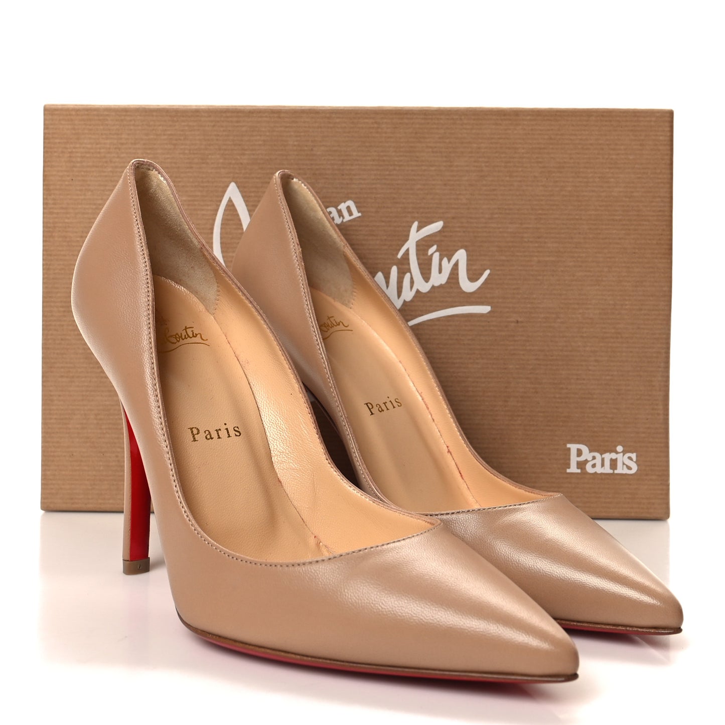 Nappa Apostrophy 100 Pumps 37 Nude