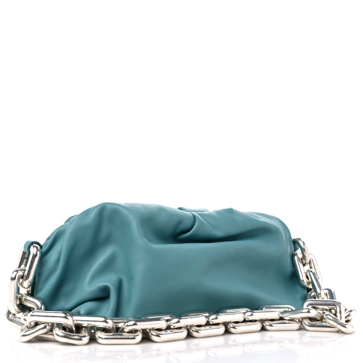 Bottega Veneta Calfskin The Pouch Chain Linloleum 3 of 8