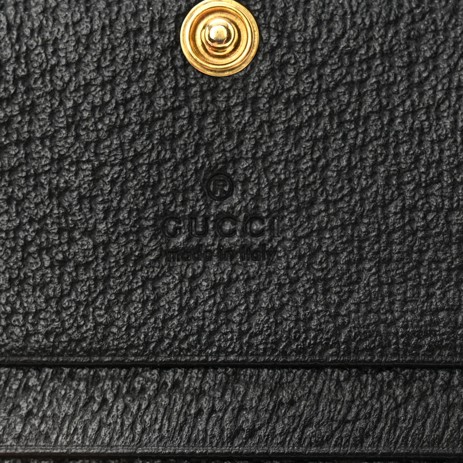 Gucci Calfskin Web Ophidia Card Case Black 6 of 9