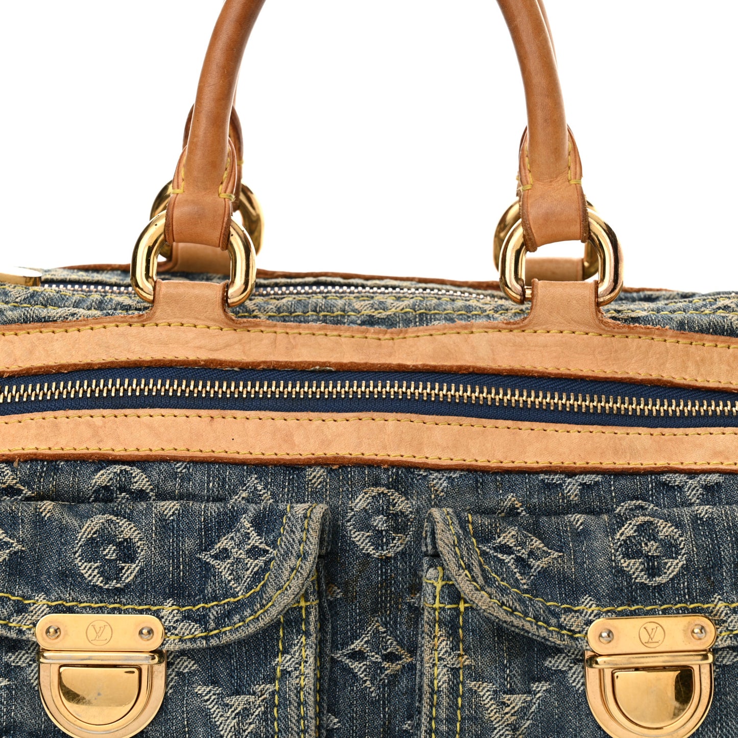Monogram Denim Neo Speedy Blue