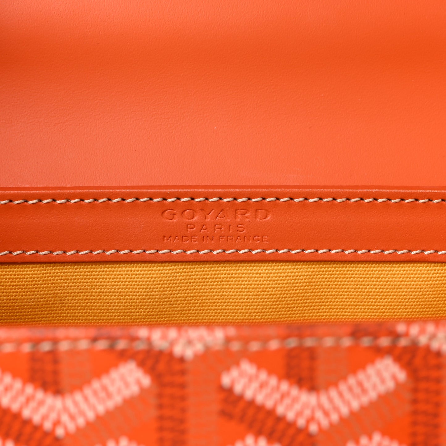 Goyardine Structure Mini Saigon Orange