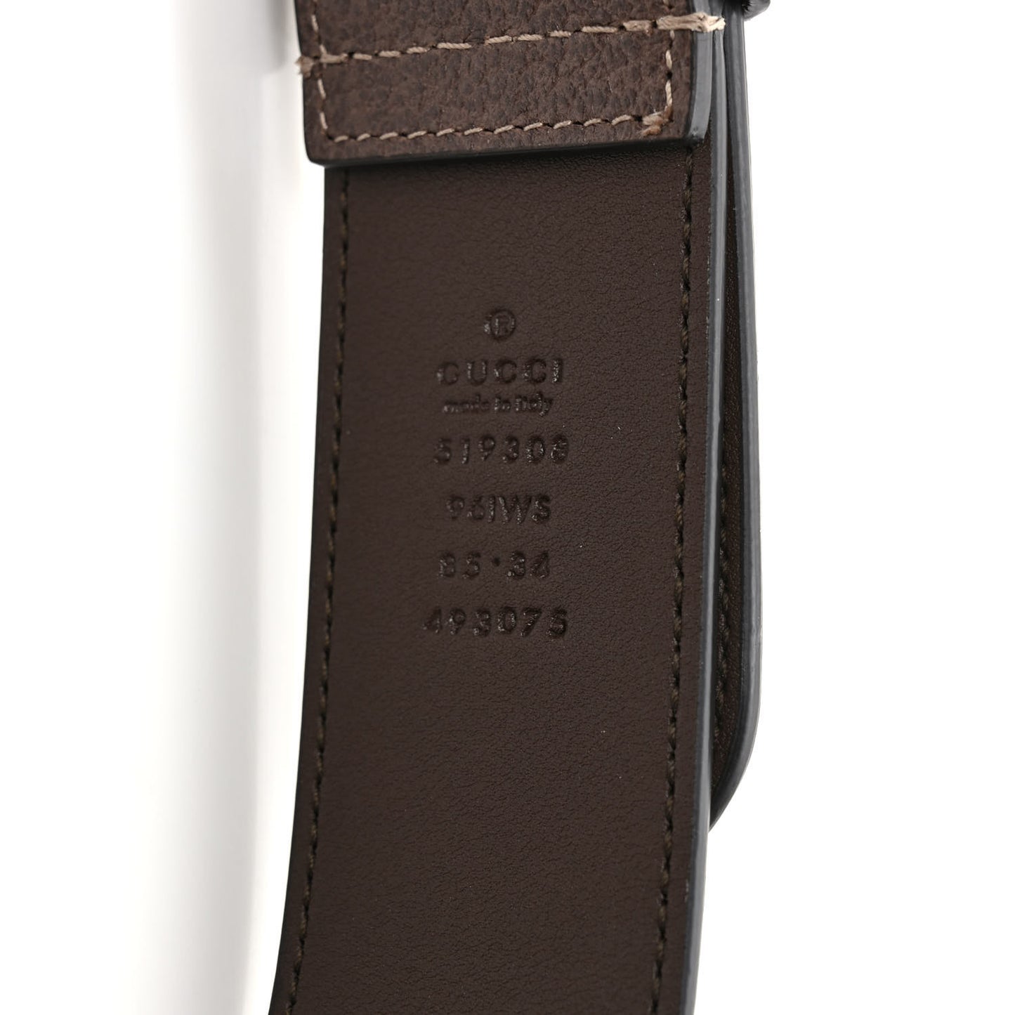 GG Supreme Monogram Ophidia Belted iPhone Case 85 34 Dark Brown