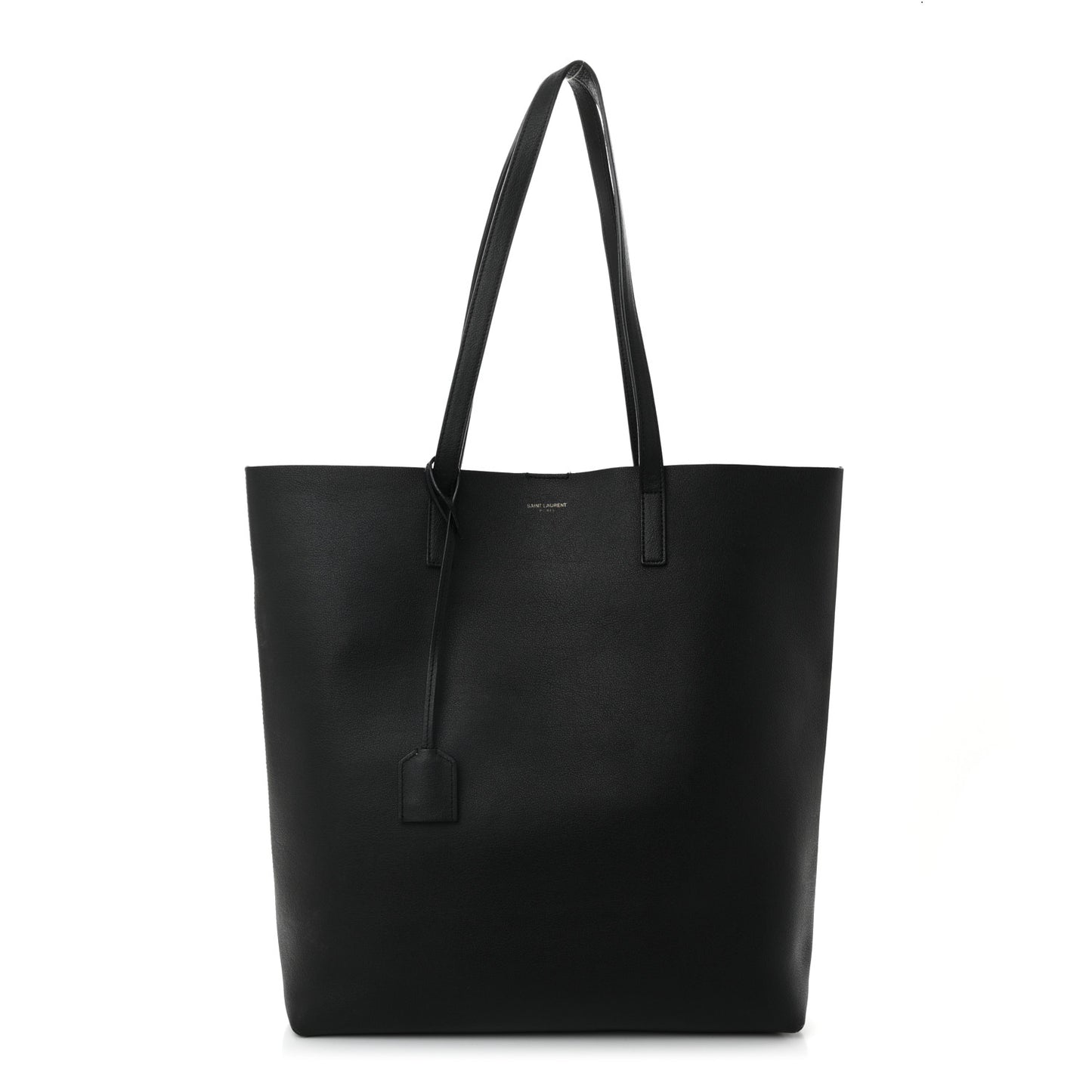 Calfskin North-South Shopping Tote Black