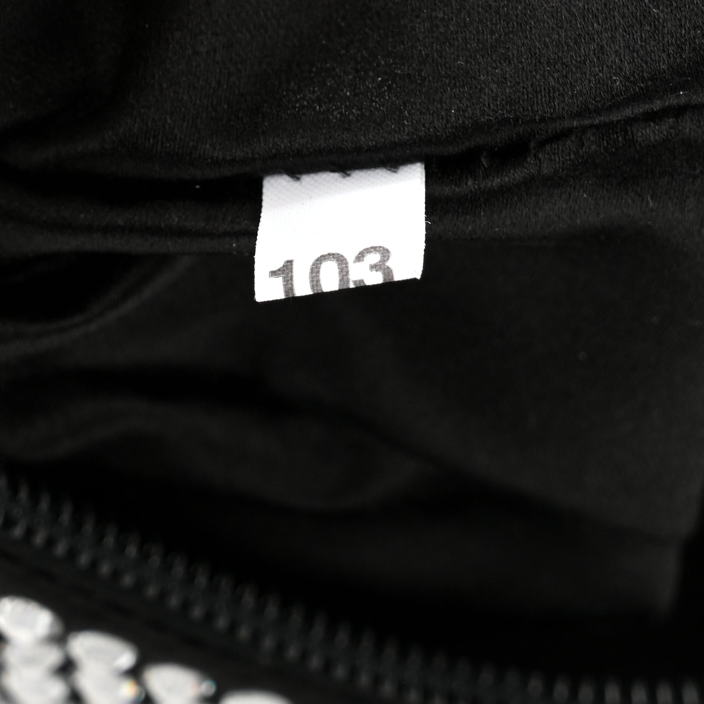 Satin Crystal Mini Re-Edition 2000 Bag Cristal