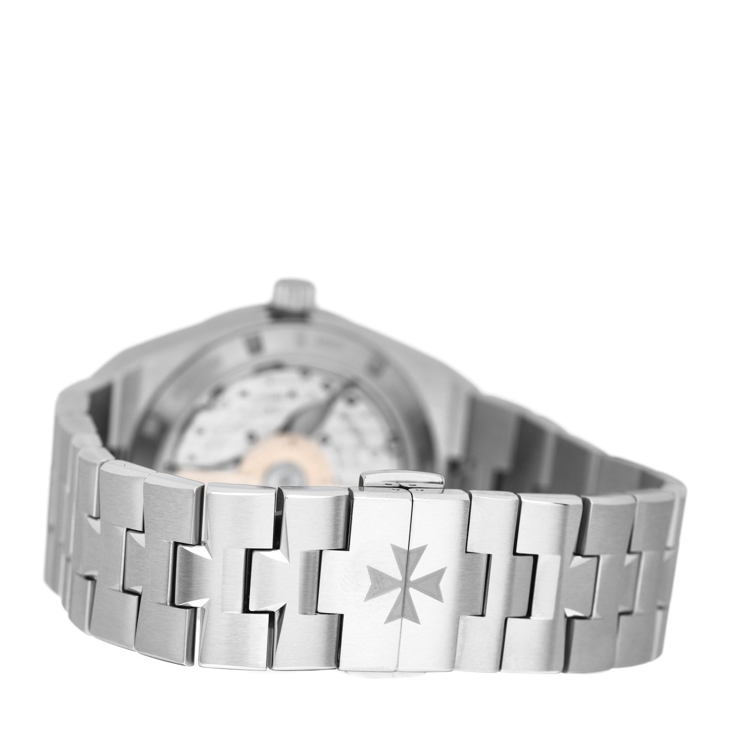 Stainless Steel 41mm Overseas Automatic Watch Blue 4500V/110A-B128
