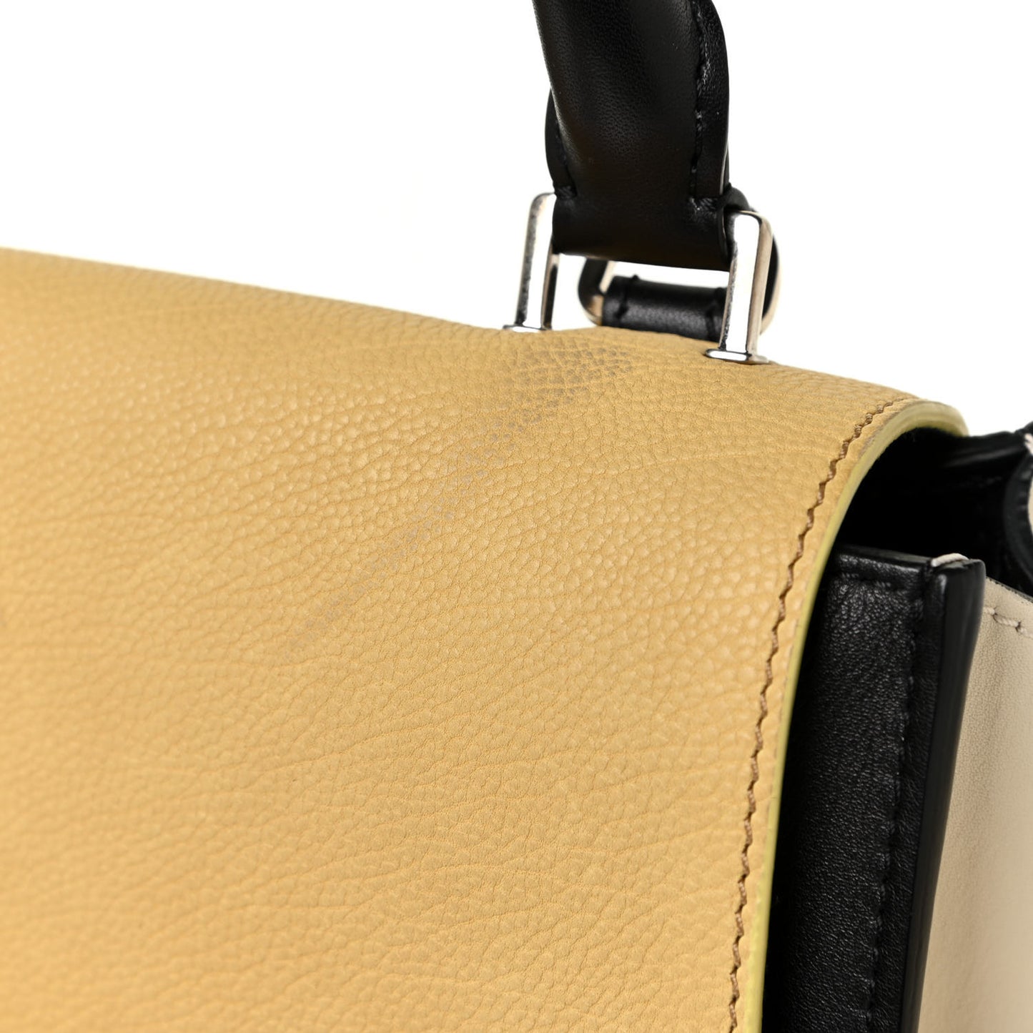 Velluto Calfskin Medium Tri-Color Trapeze