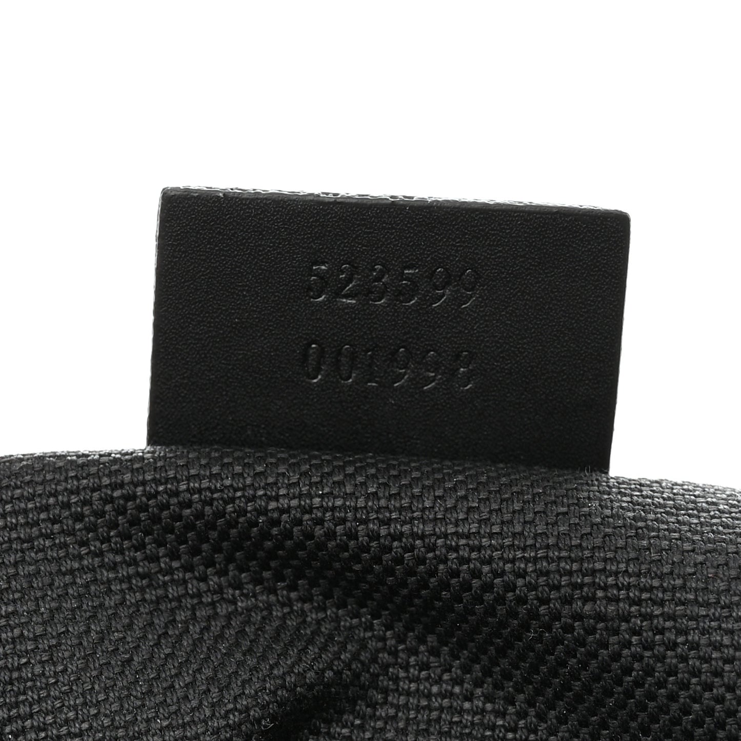 GG Supreme Monogram Web Small Flat Messenger Bag Black Grey