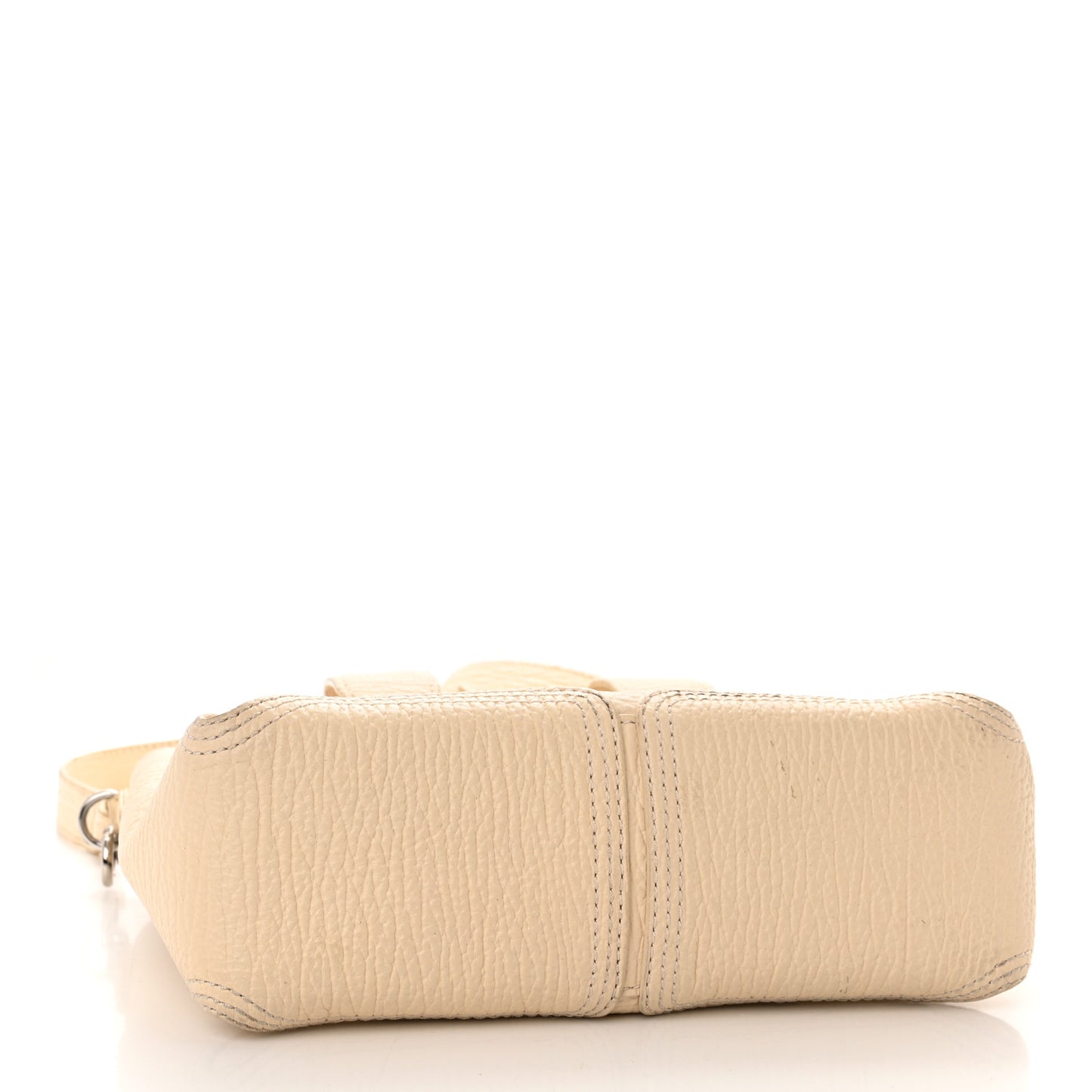 Textured Calfskin Mini Pashli Satchel Milk