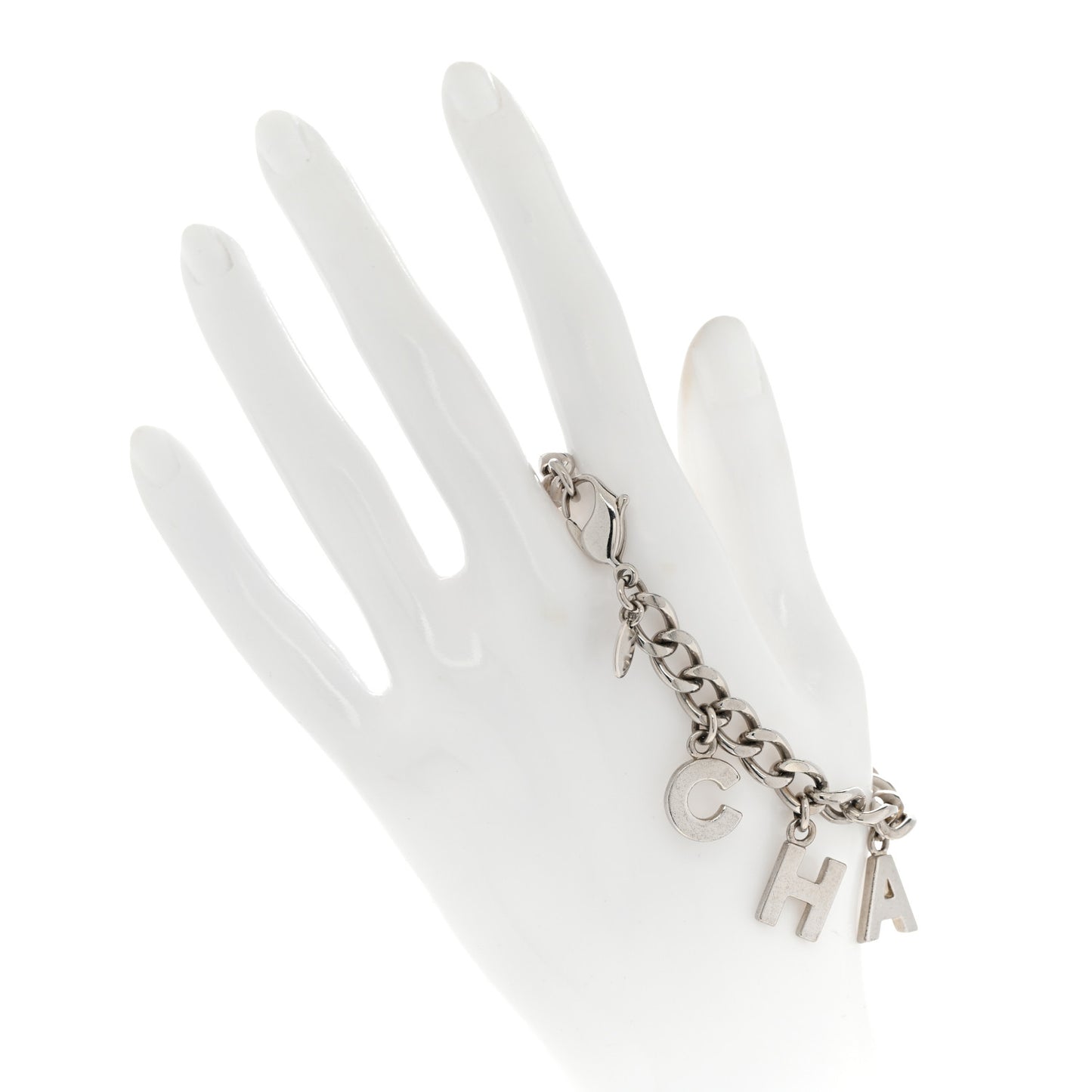 CC Logo Charms Bracelet Silver