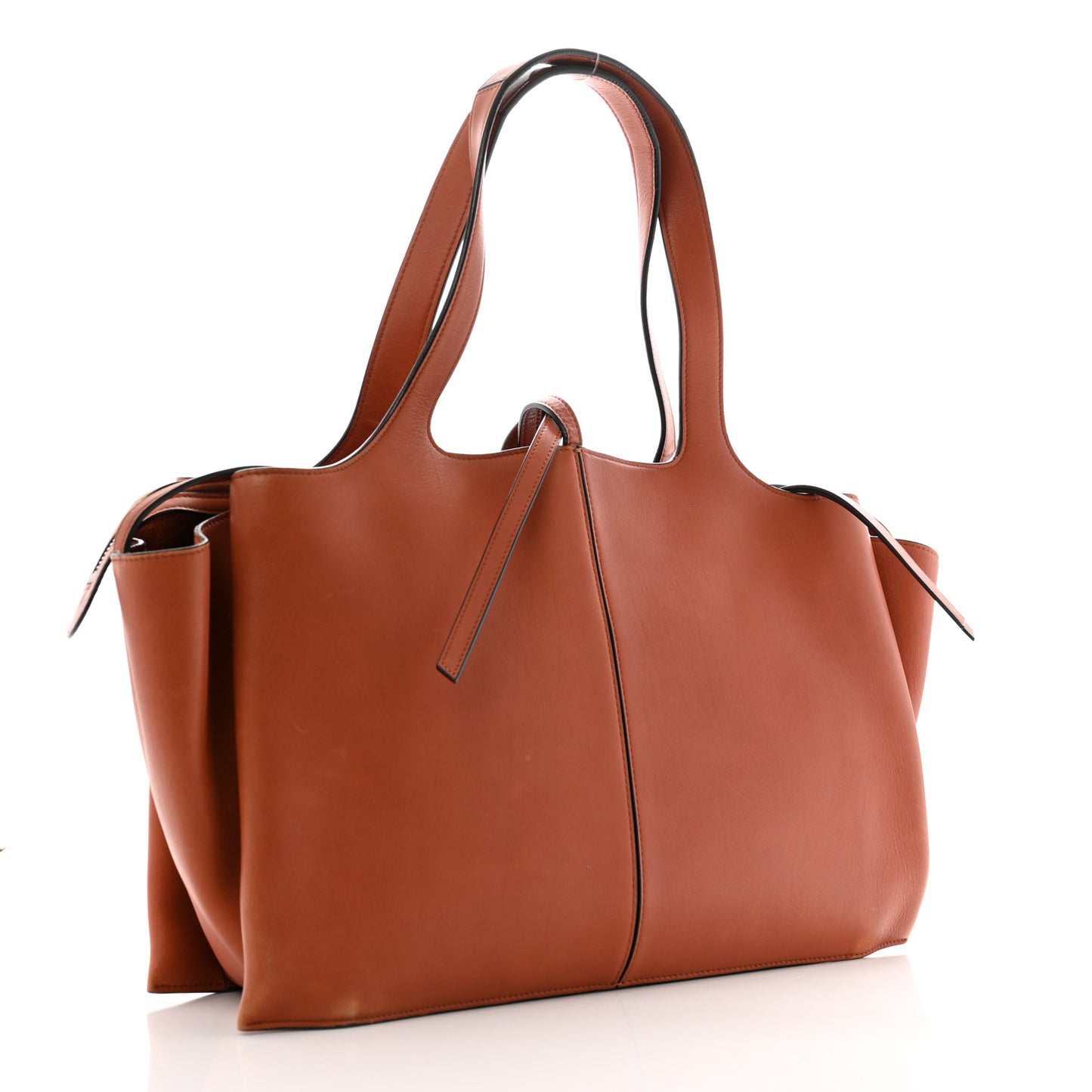 Calfskin Medium Tri-Fold Bag Brick