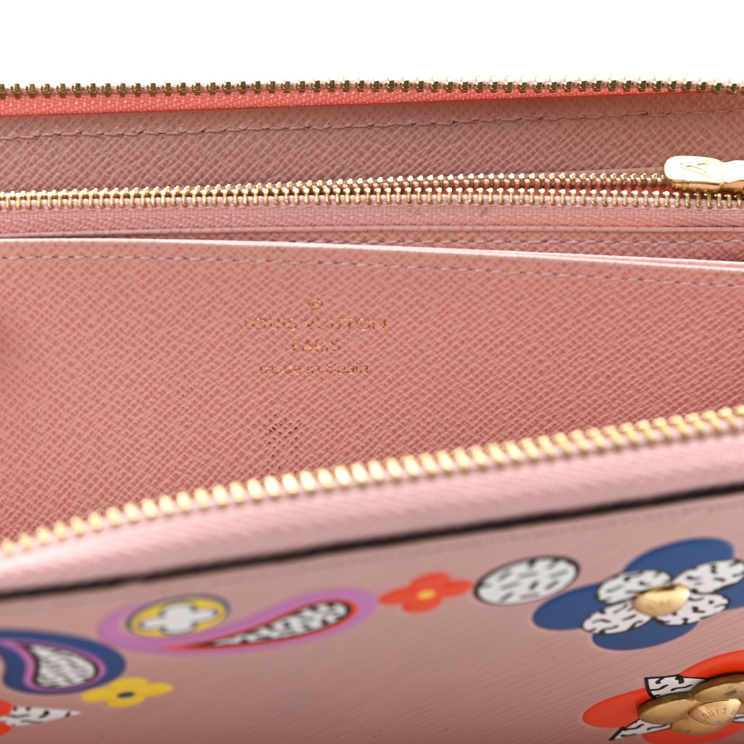 Louis Vuitton Epi Blooming Flowers Zippy Wallet Rose Ballerine 7 of 9