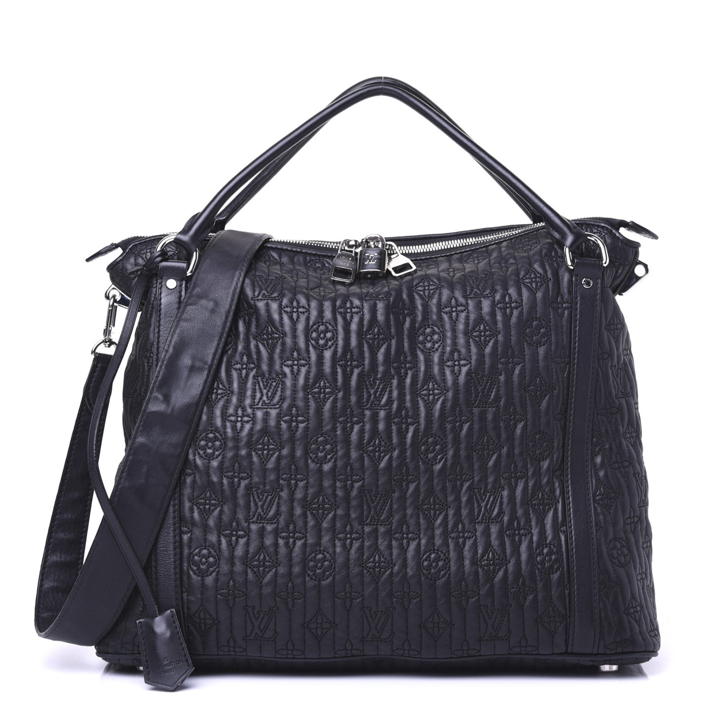 Monogram Lambskin Antheia Ixia MM Black