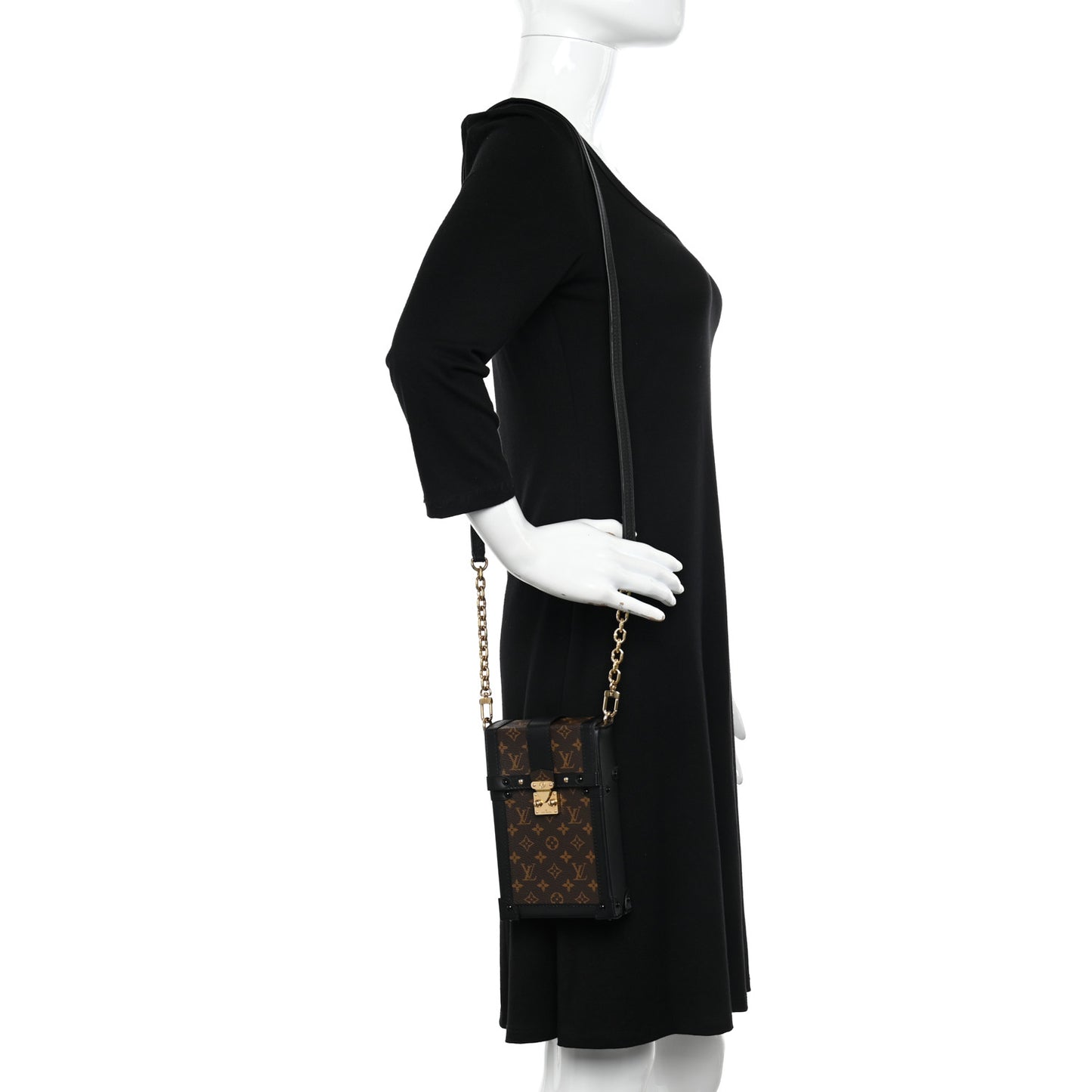 Monogram Pochette Trunk Verticale Black
