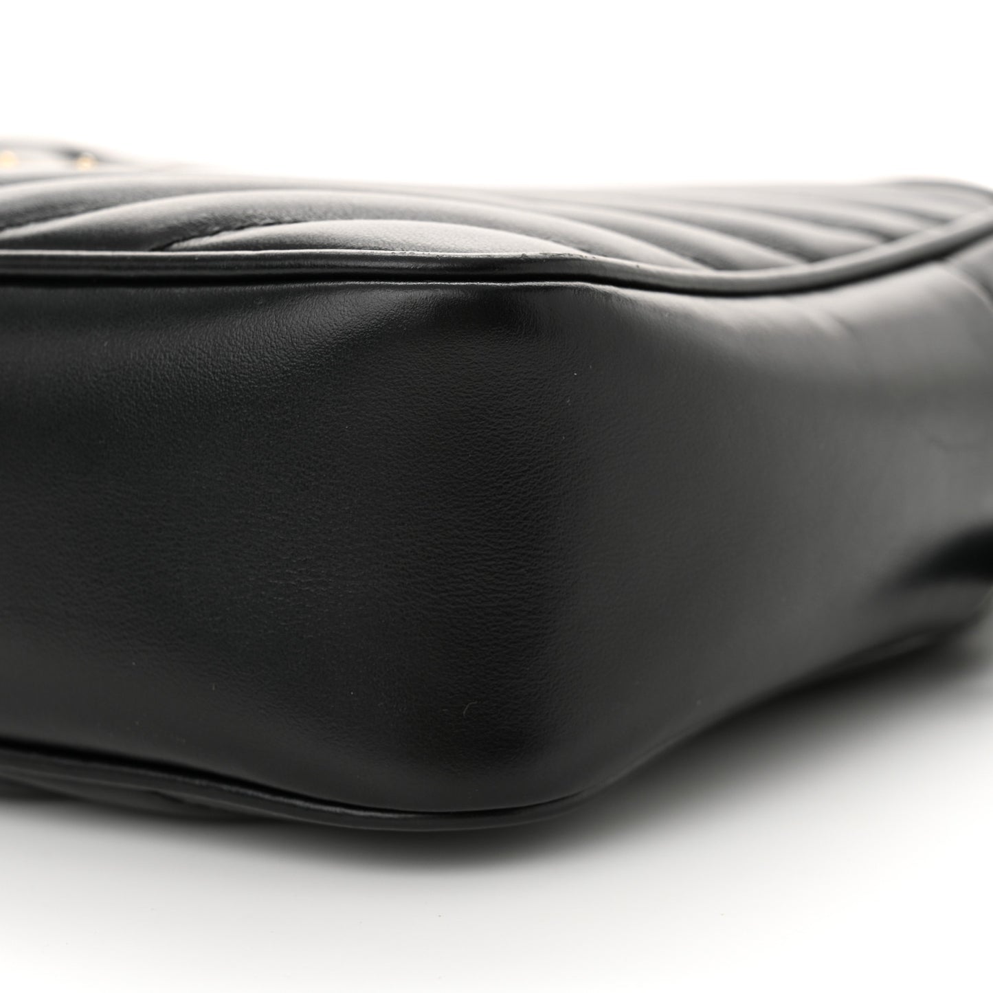 Calfskin Matelasse Monogram Lou Camera Bag Black