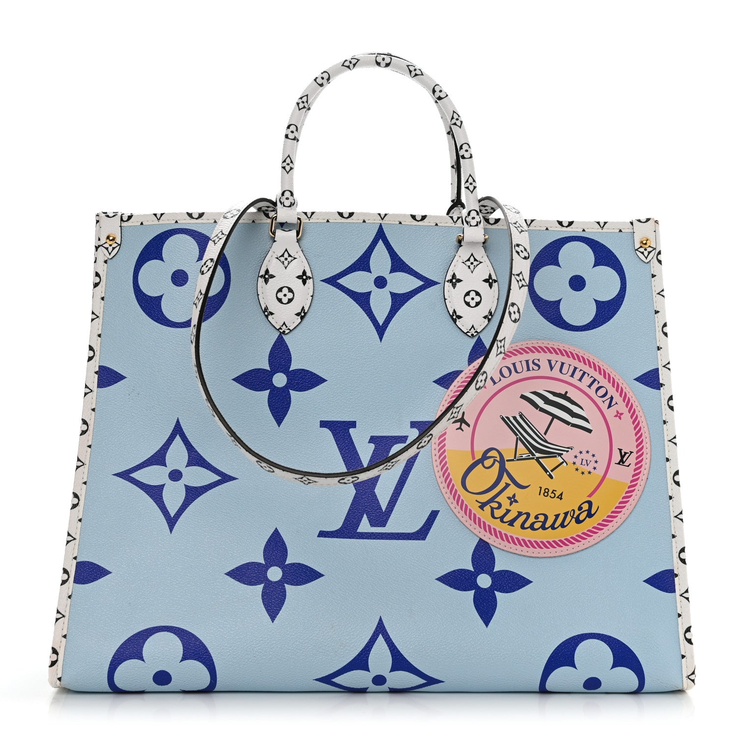 Louis Vuitton Monogram Giant Okinawa Onthego Blue 1297731 