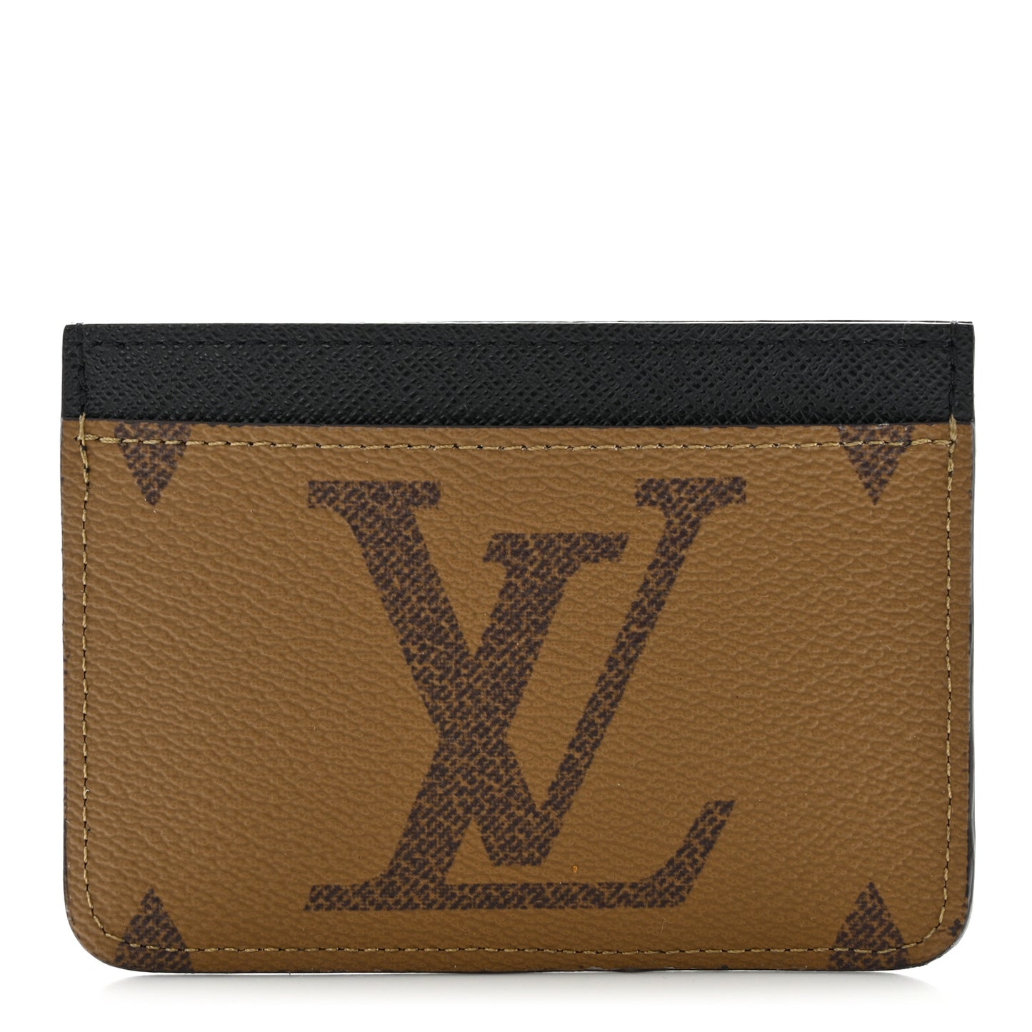Reverse Monogram Side Up Card Holder