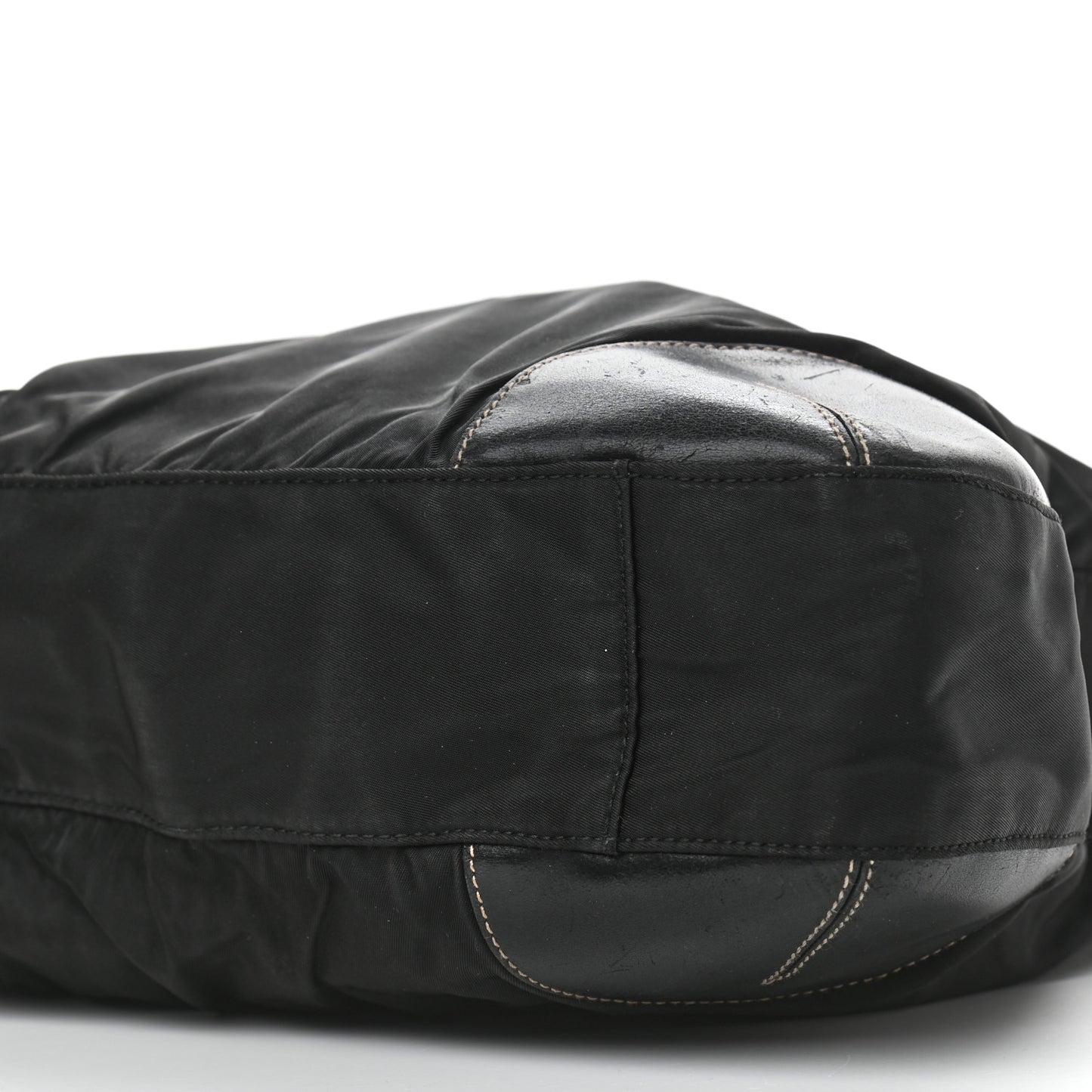 Tessuto Nylon Soft Calf Tote Black