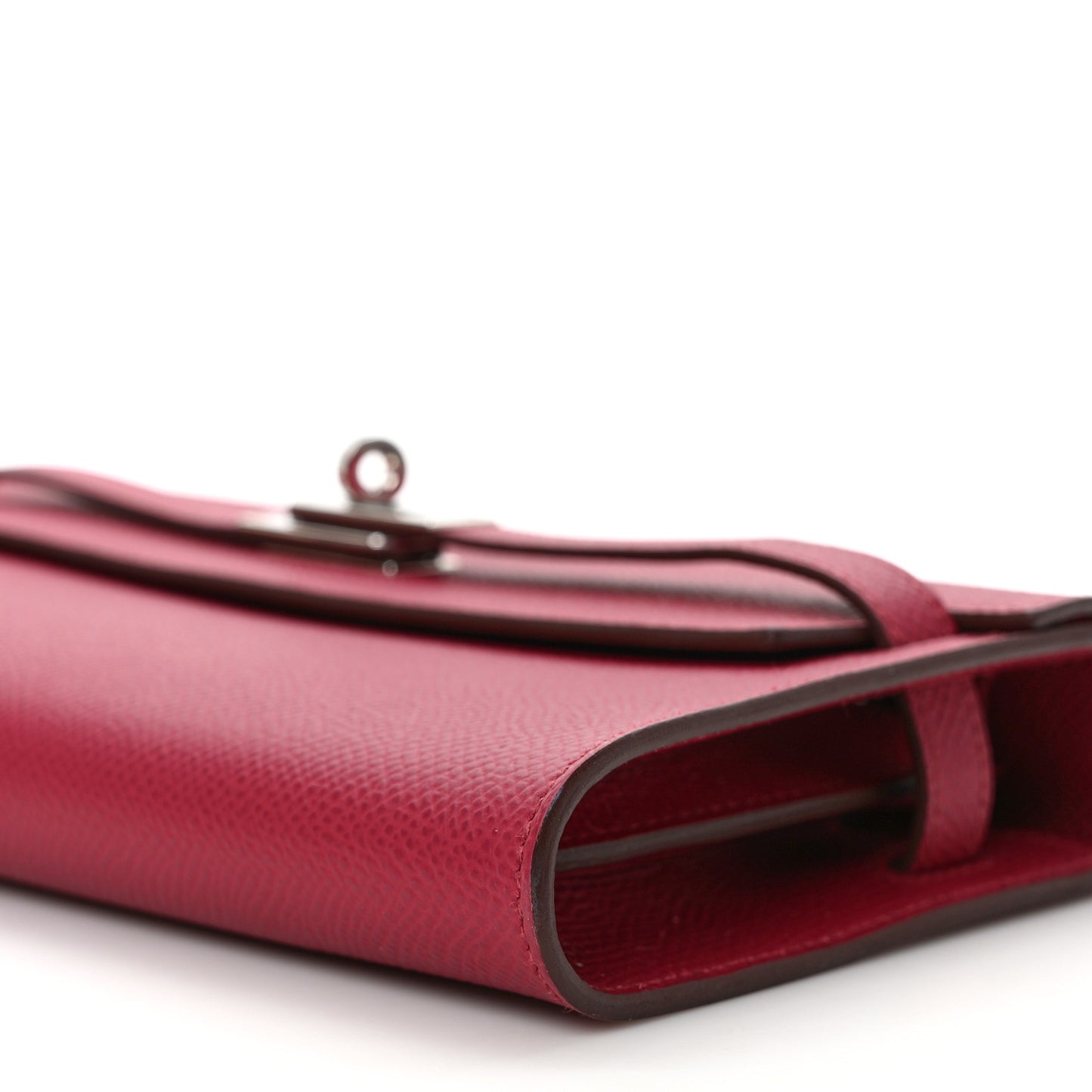 Epsom Kelly Wallet To Go Rouge Grenat