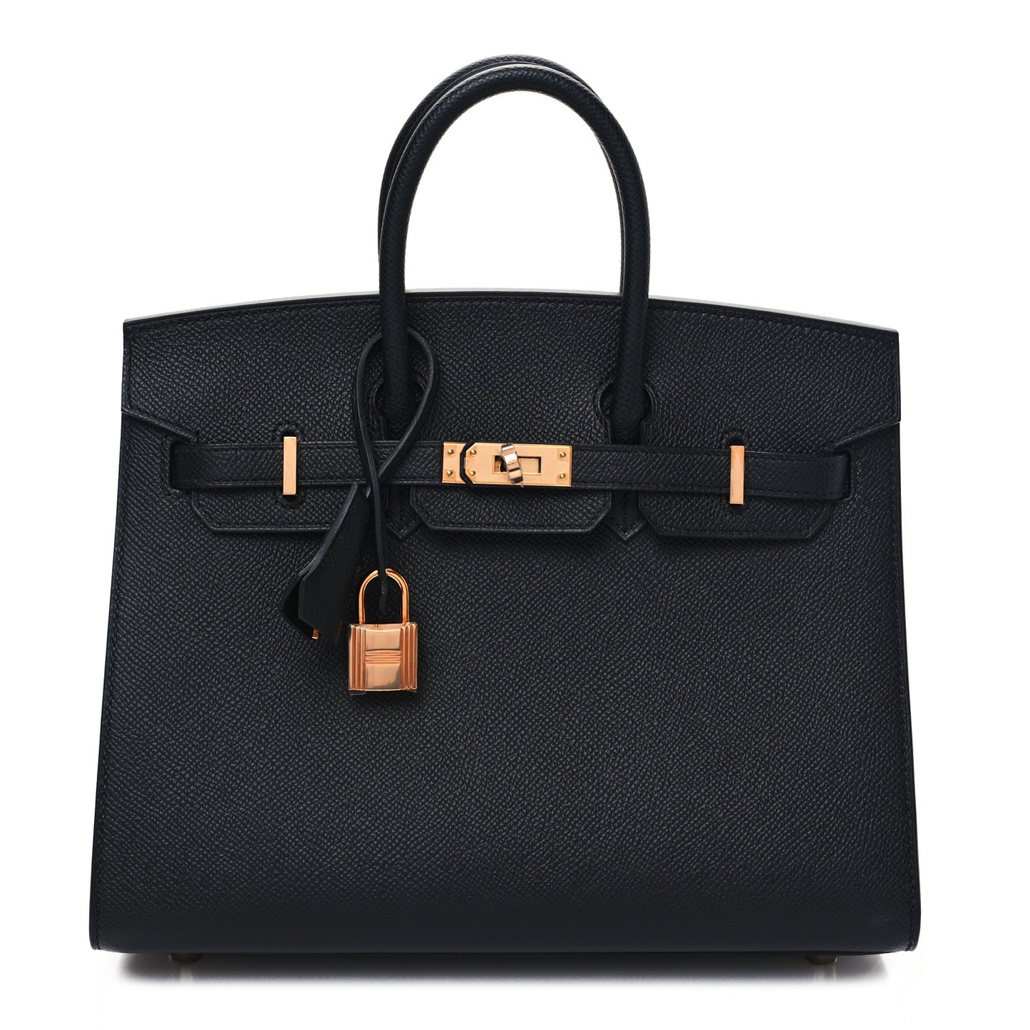 Epsom Birkin Sellier 25 Black