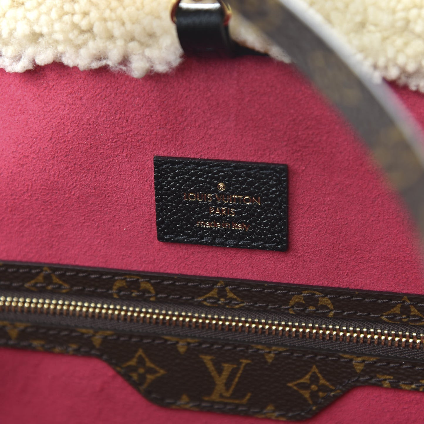 Calfskin Monogram Teddy Neverfull MM Black