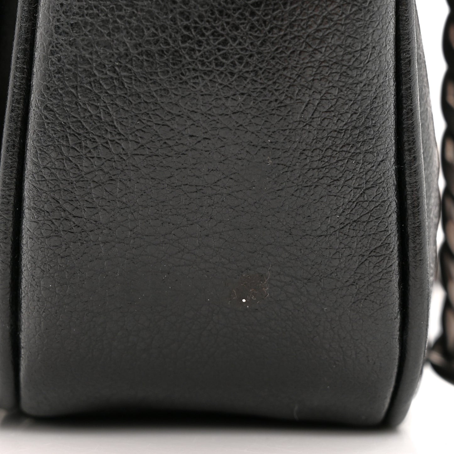 Glace Calfskin Studded Crossbody Black