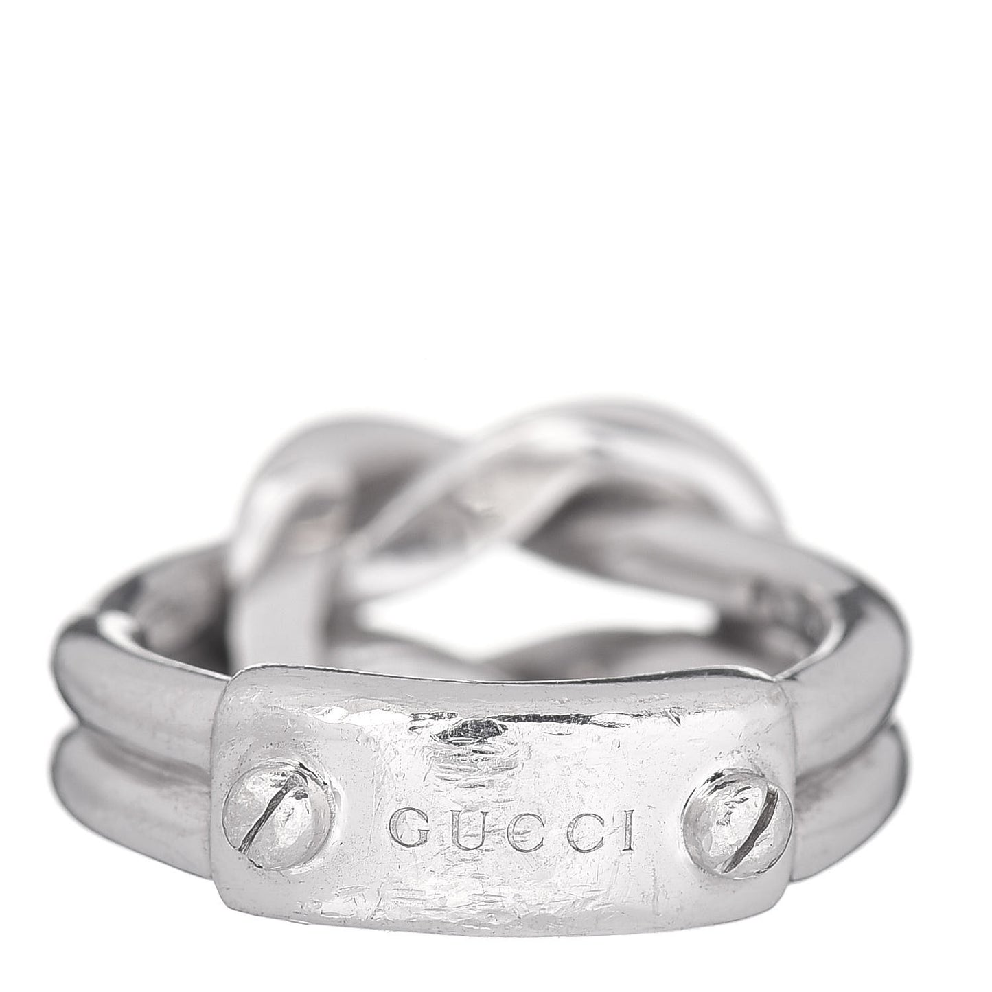 Sterling Silver Knot Ring 54 6.75