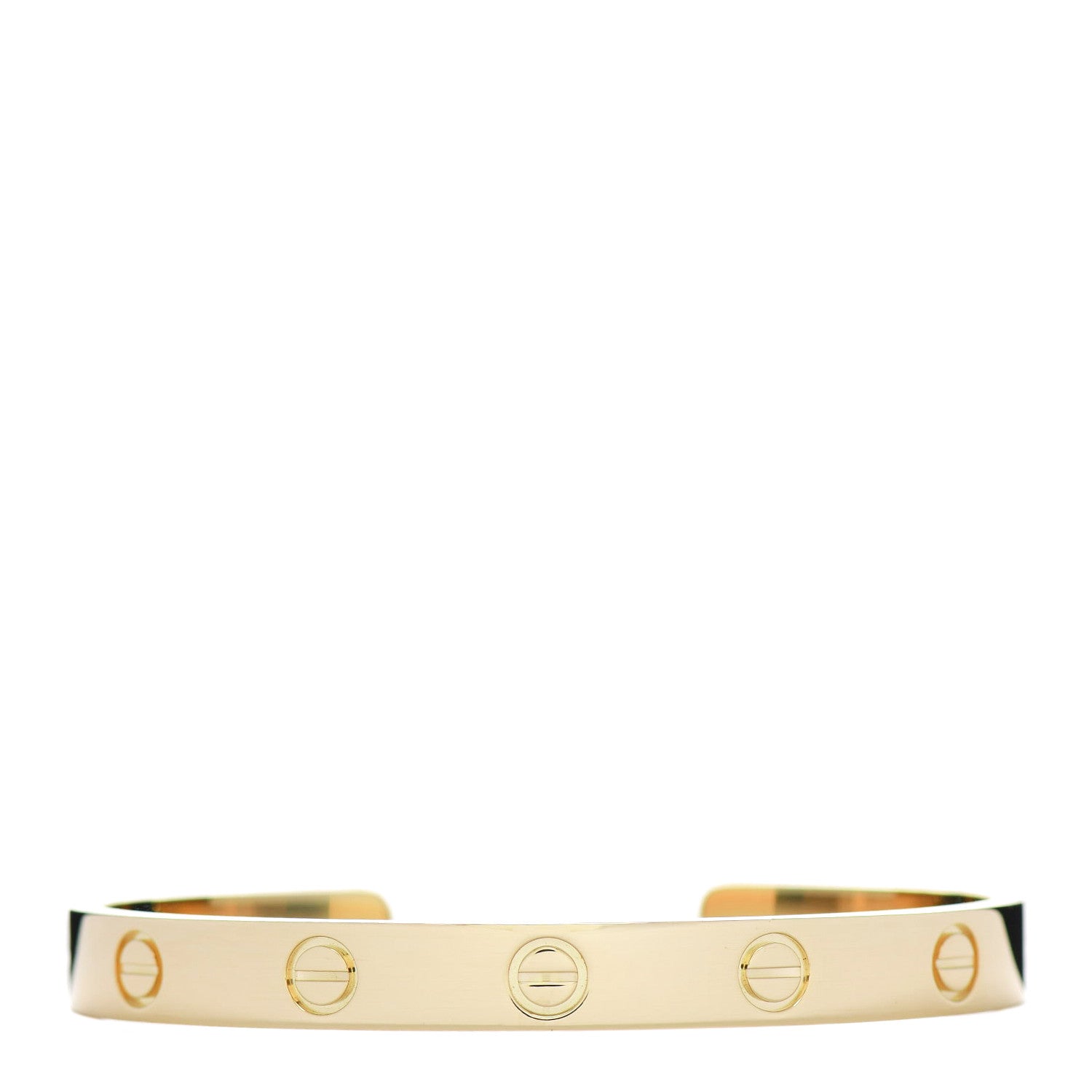Cartier 18K Yellow Gold LOVE Cuff Bracelet 16 1 of 5