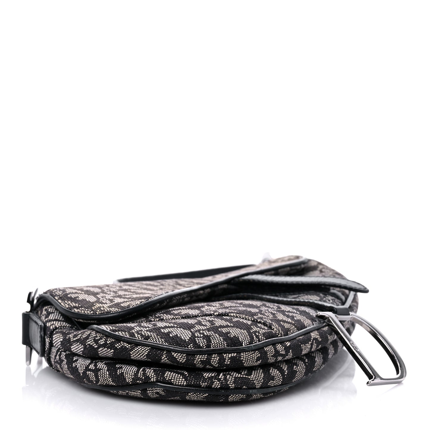 Monogram Saddle Bag Black