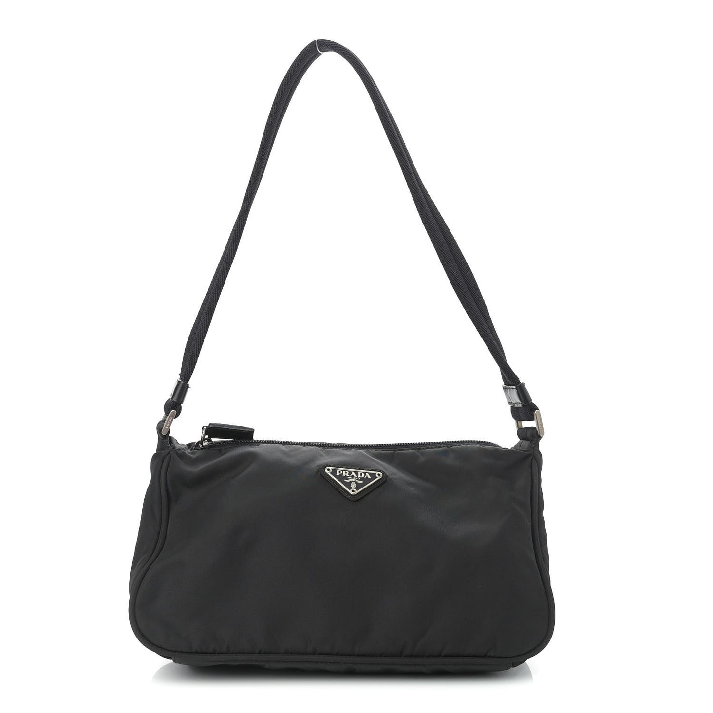 Tessuto Nylon Sport Shoulder Bag Black