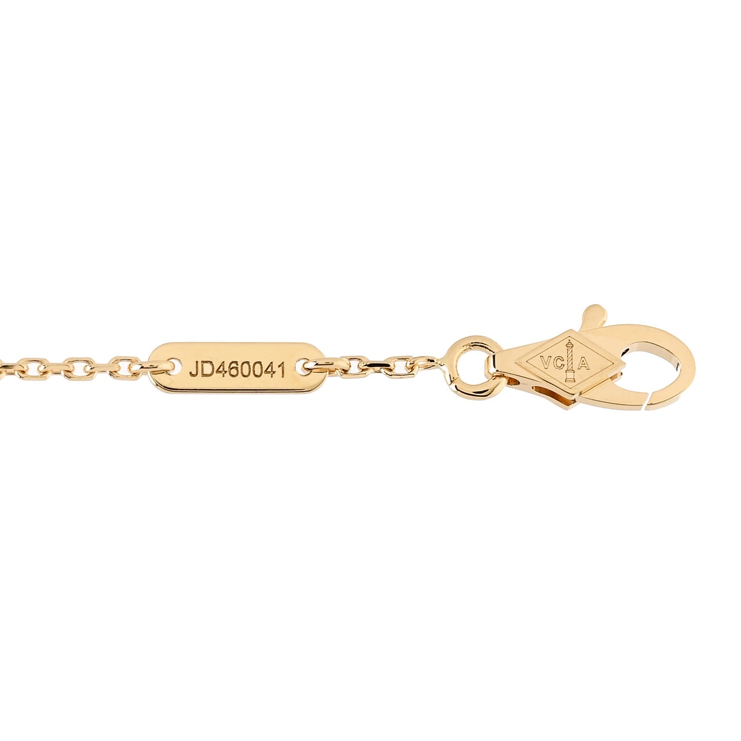 18K Yellow Gold Mother of Pearl Sweet Alhambra Butterfly Bracelet
