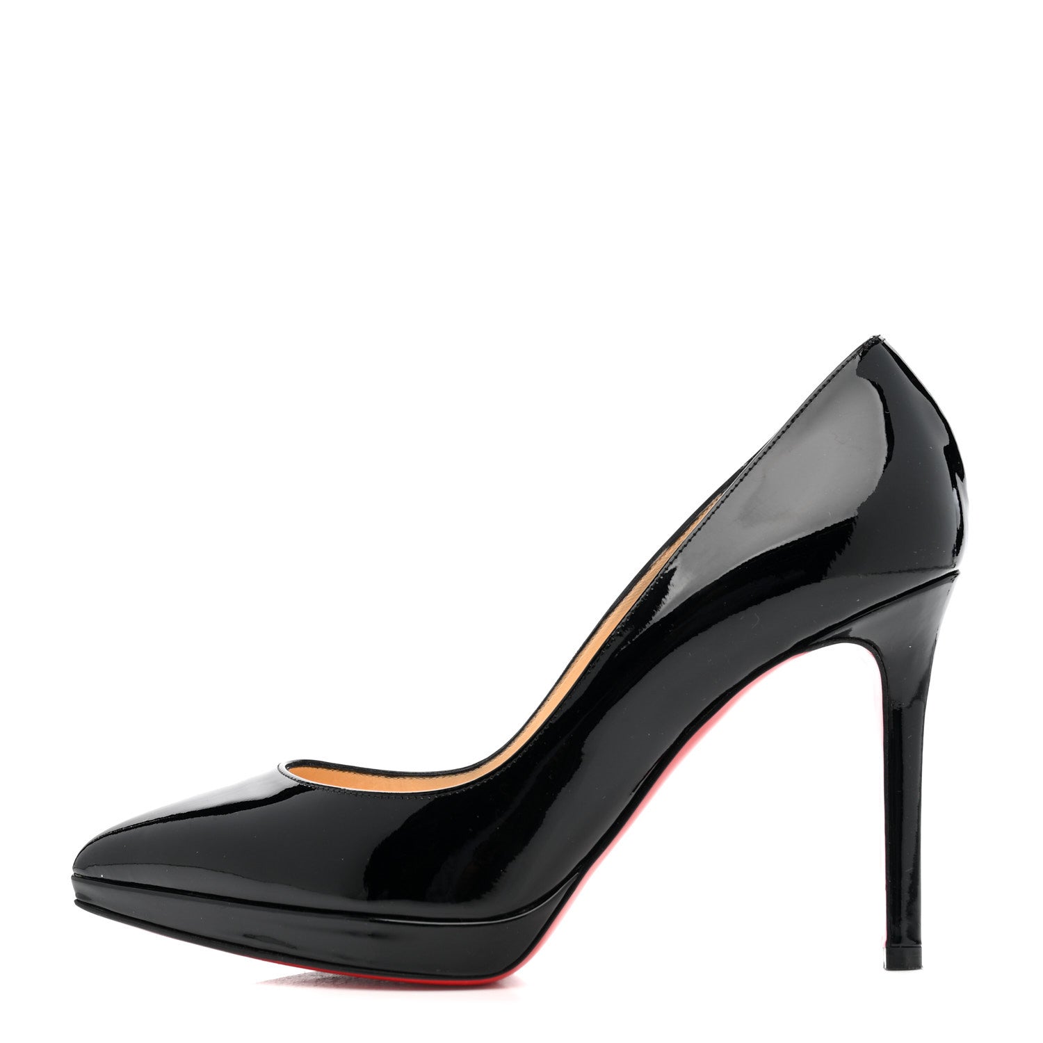 Christian Louboutin Patent Pigalle Plato 100 Pumps 36 Black