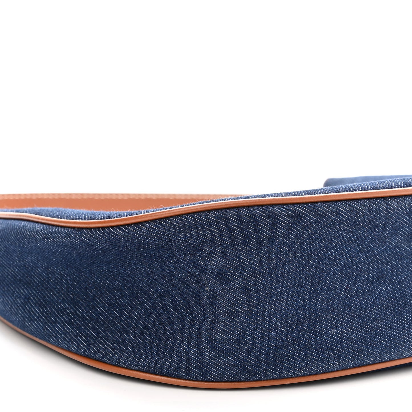 Denim Ava Shoulder Bag Navy Tan