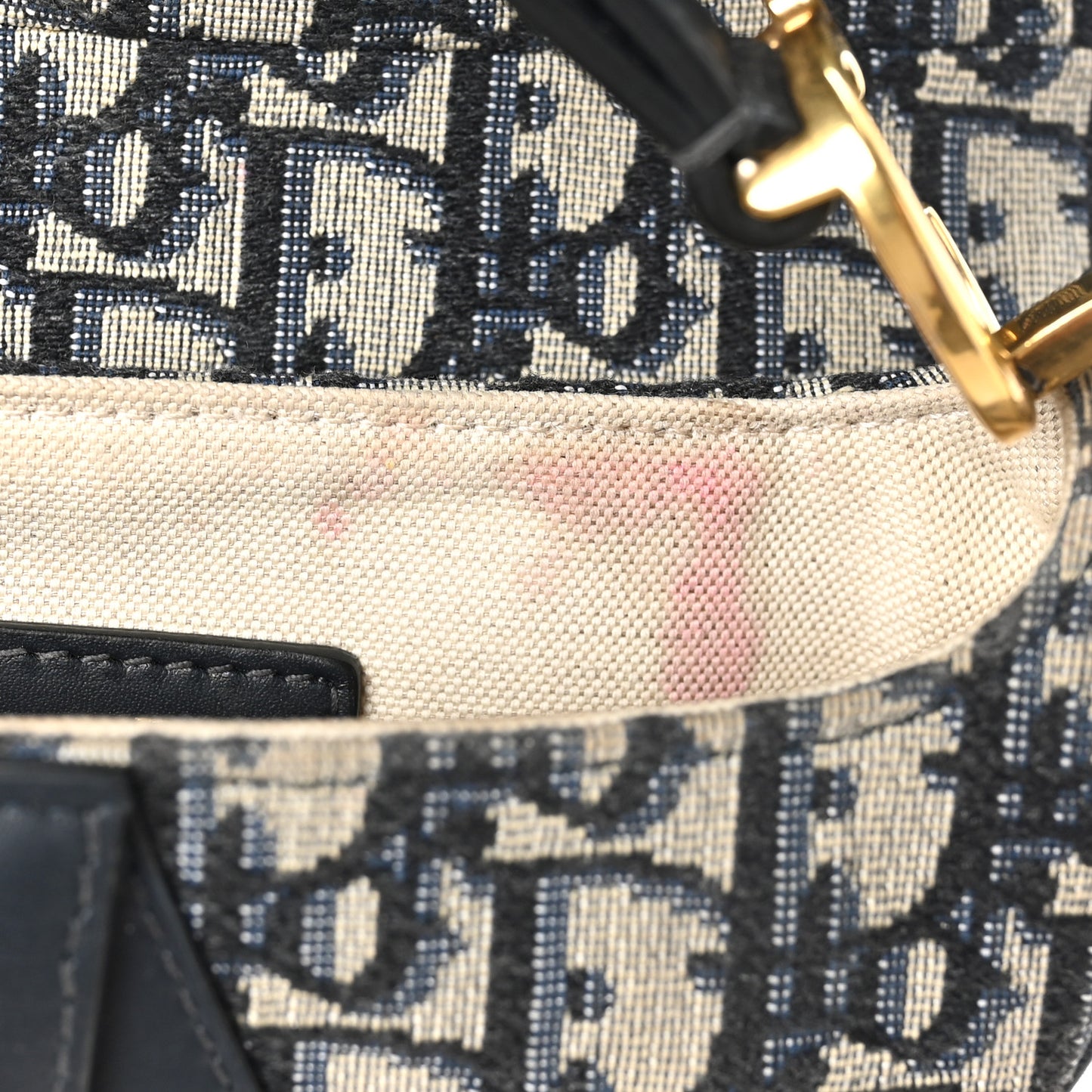 Oblique Mini Saddle Bag Blue
