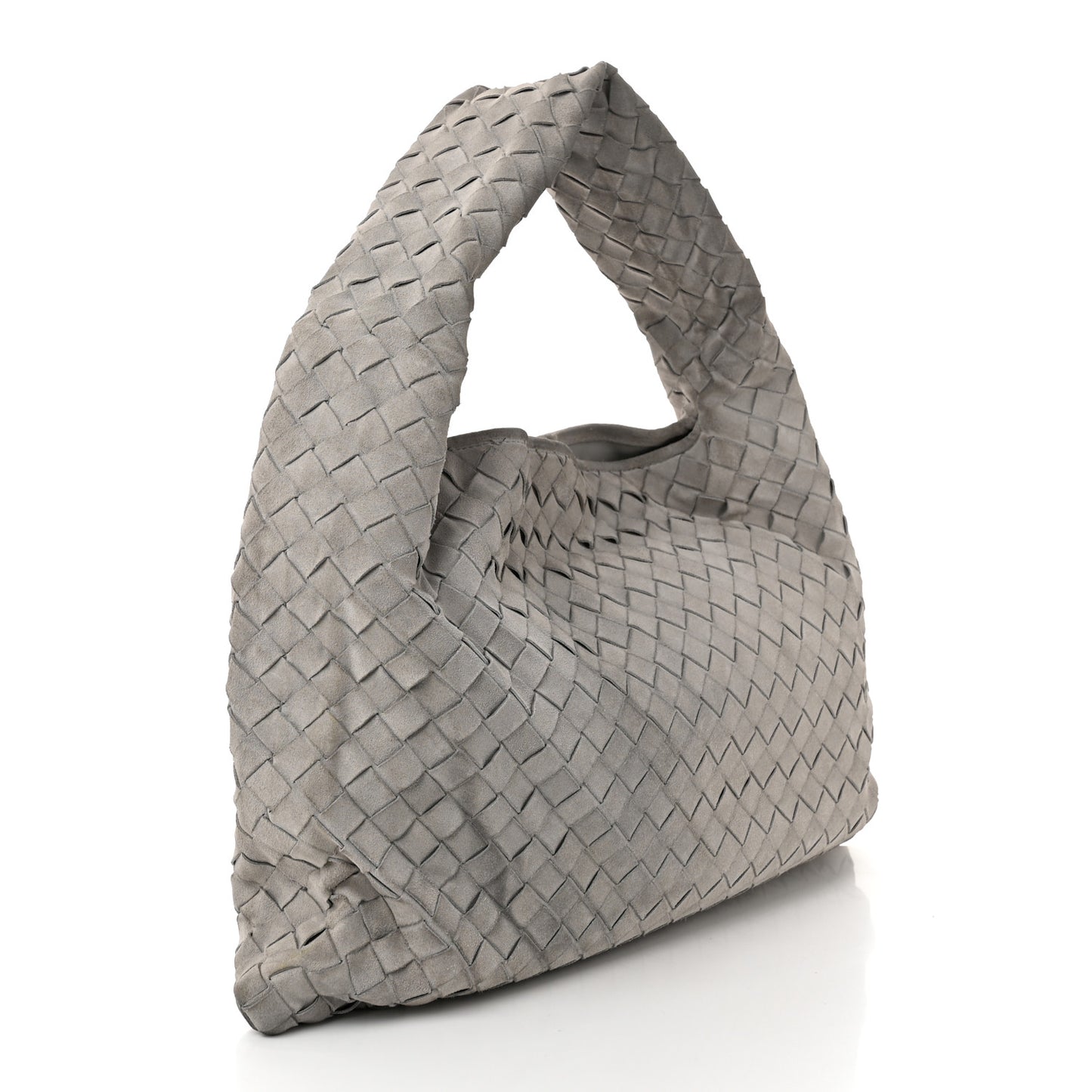 Suede Intrecciato Small Hop Sterling