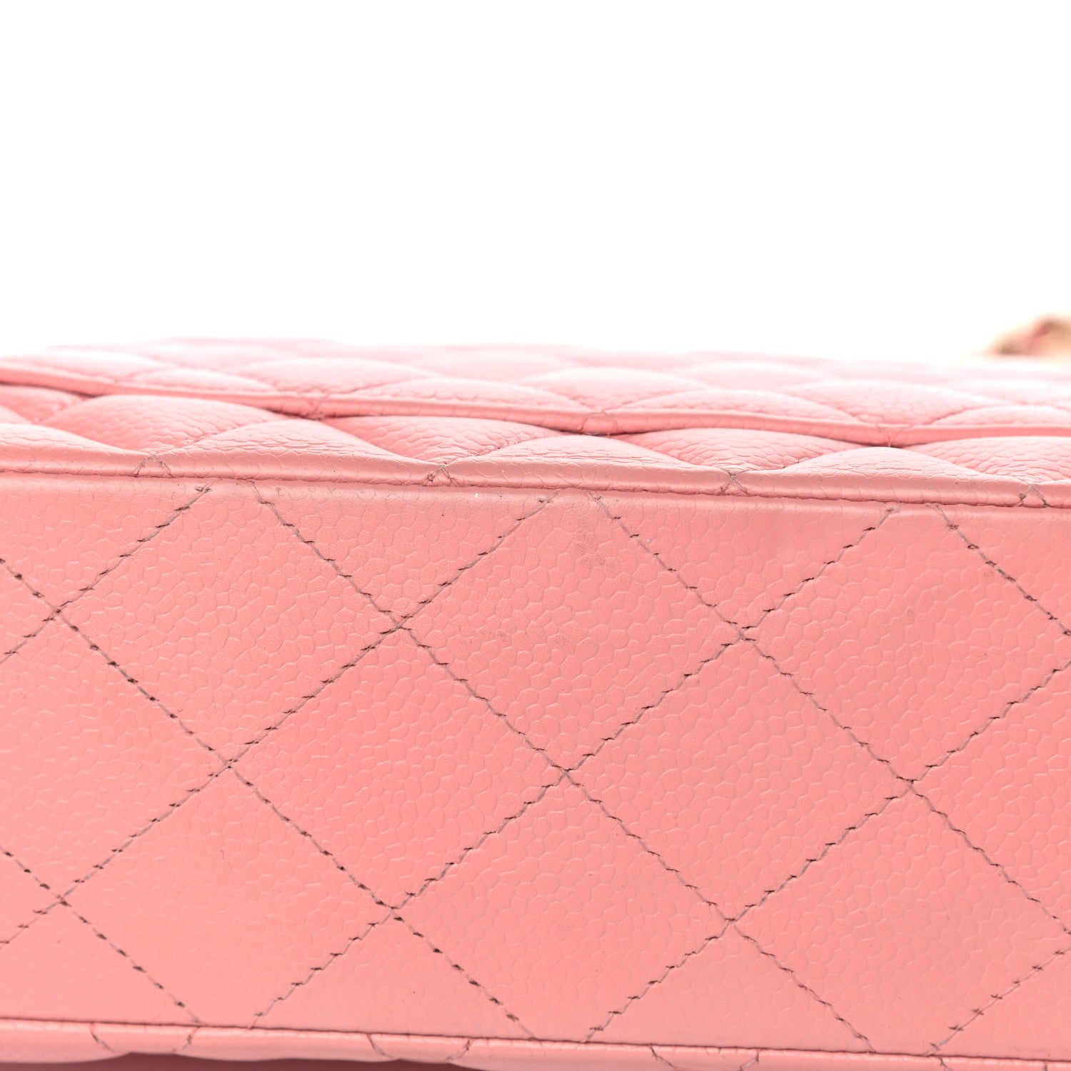 Chanel Caviar Quilted Medium Double Flap Pink 20 of 22