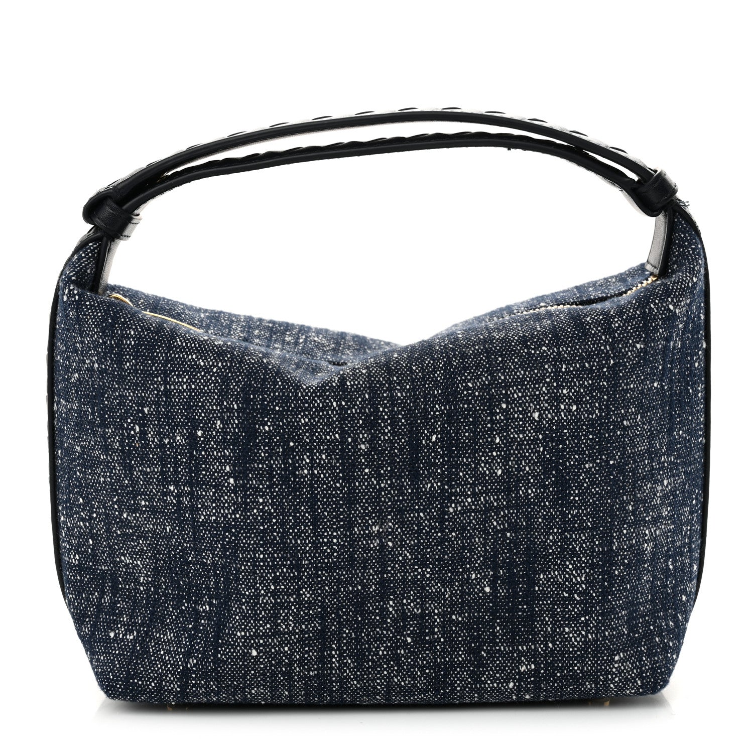 Bottega Veneta Denim Boucle Mini Wallace Navy White Space 1735056 