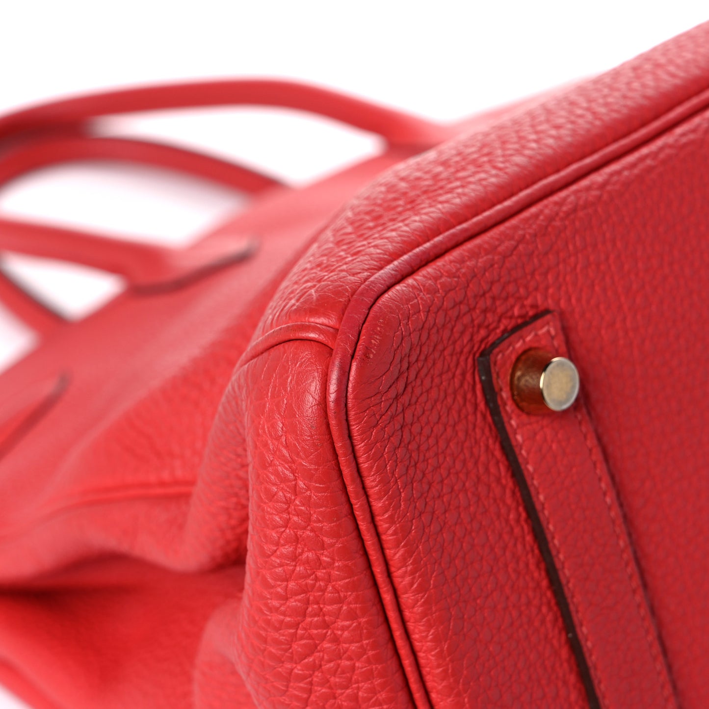 Togo Birkin 35 Rouge Pivoine