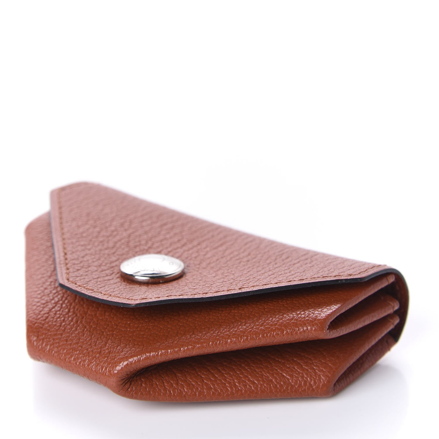 Hermes Chevre Mysore Le 24 Coin Purse Cuivre 7 of 10