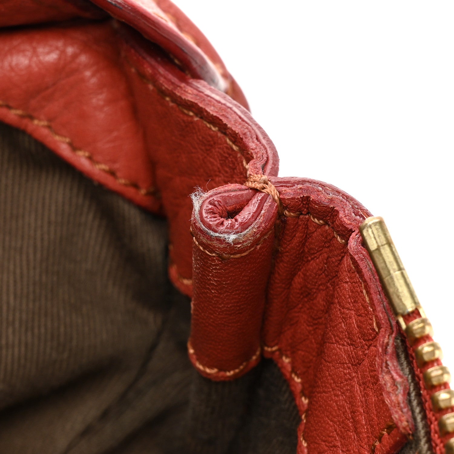 Chloe Calfskin Large Marcie Satchel Maple Leaf 10 of 15