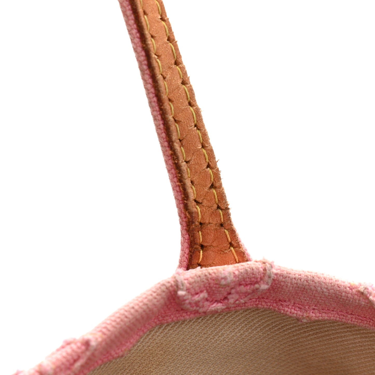Monogram Denim Neverfull MM Rose