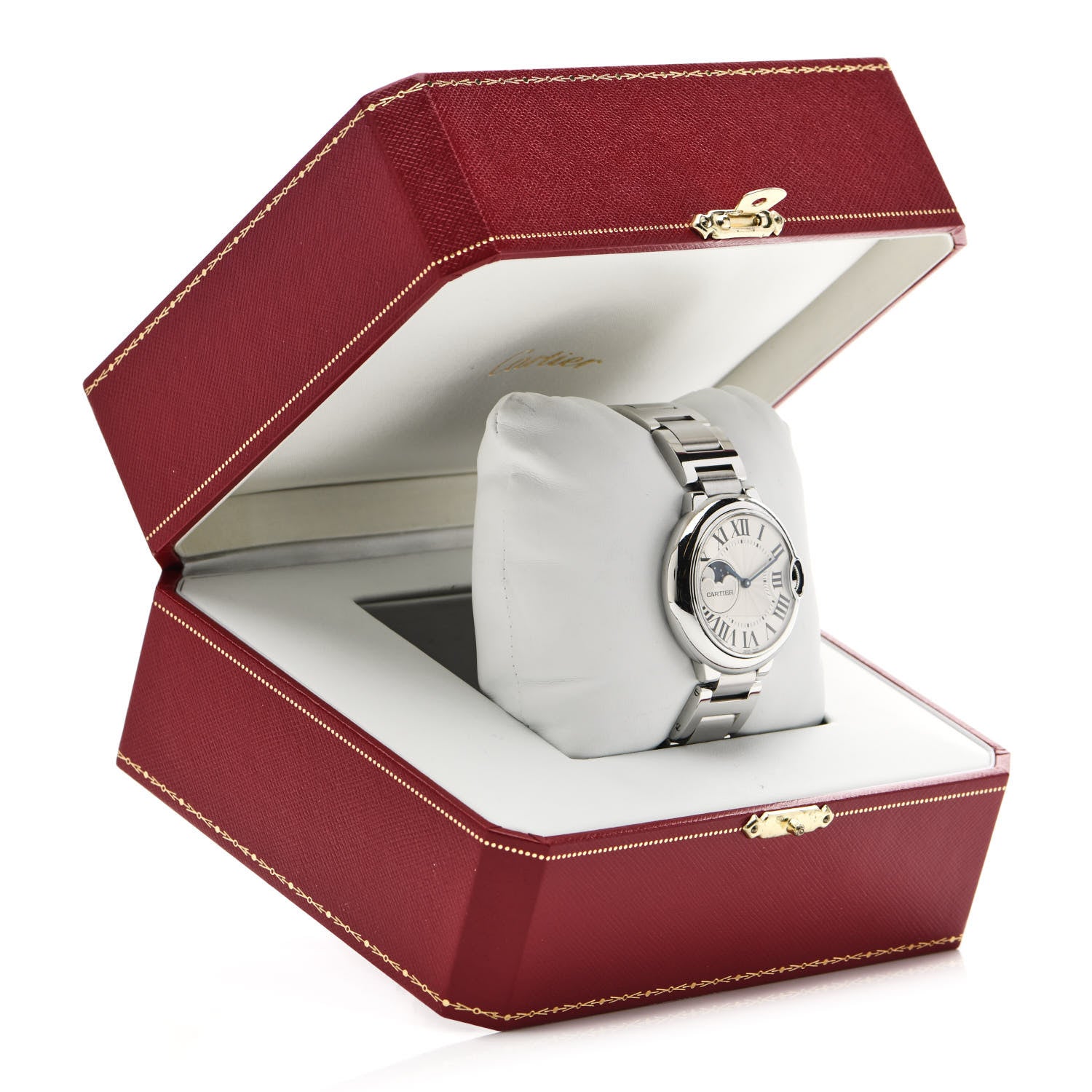 Cartier Stainless Steel 37mm Ballon Bleu De Cartier Moonphase Automatic Watch 5 of 5