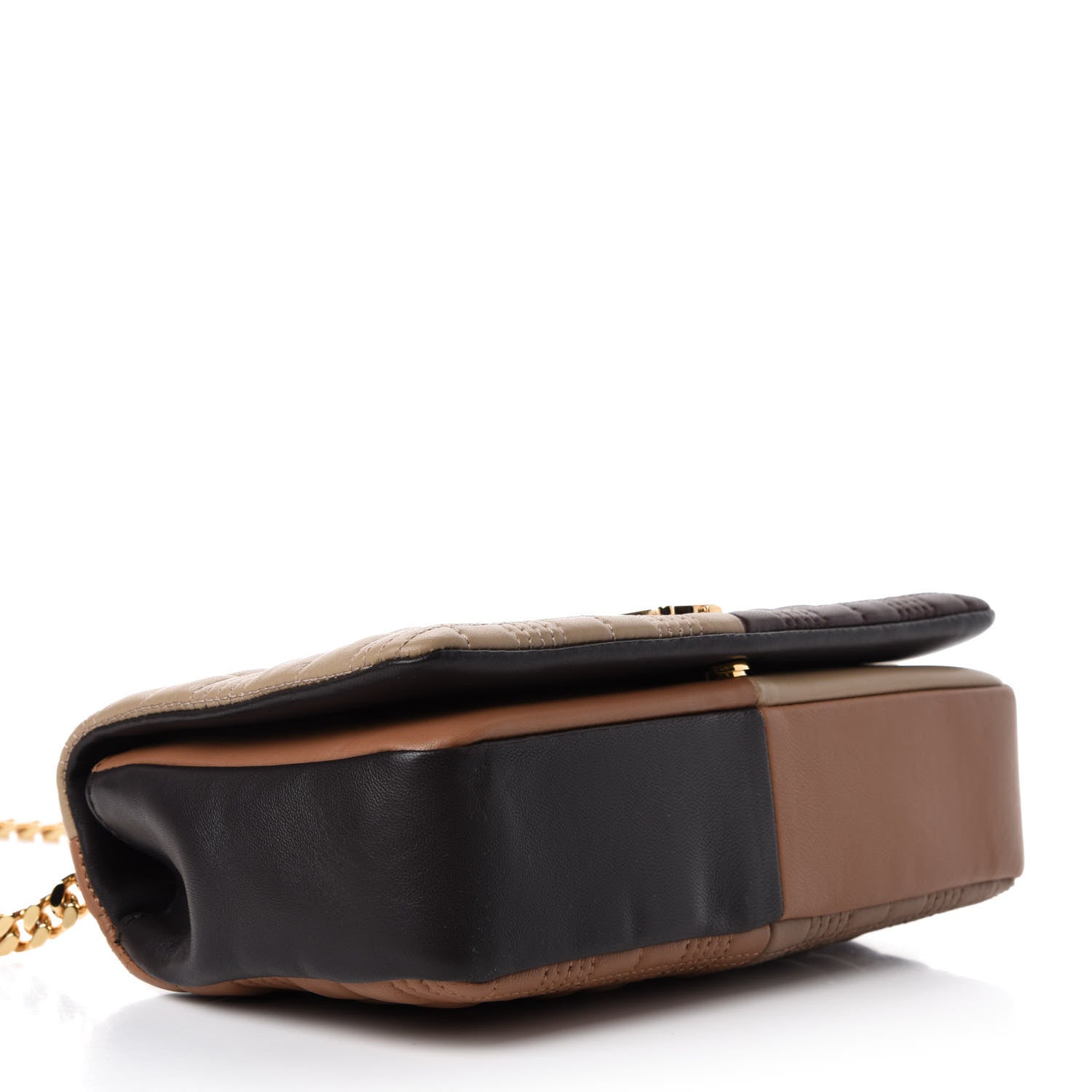 Burberry Lambskin Quilted Small Lola Bag Soft Fawn Dark Moka 4 of 9