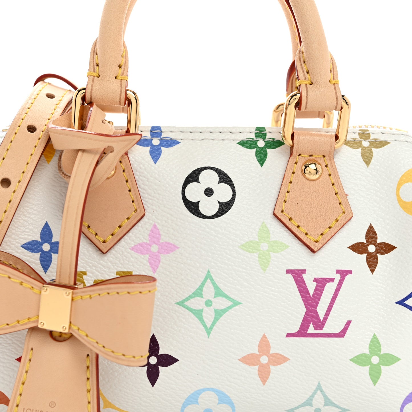LV X TM Monogram Multicolor Nano Speedy White