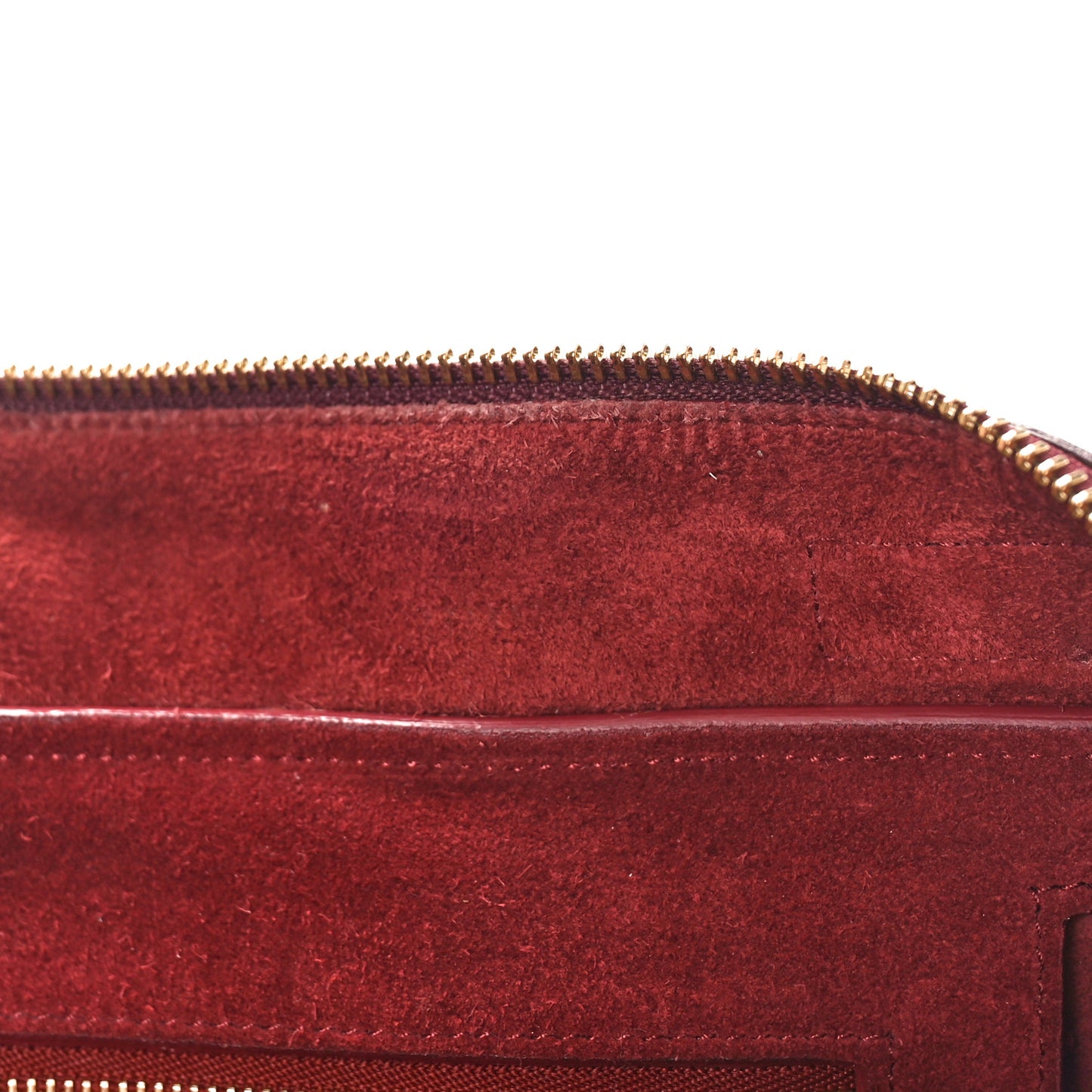 Goatskin Smooth Calfskin Small Ring Bag Dark Ruby