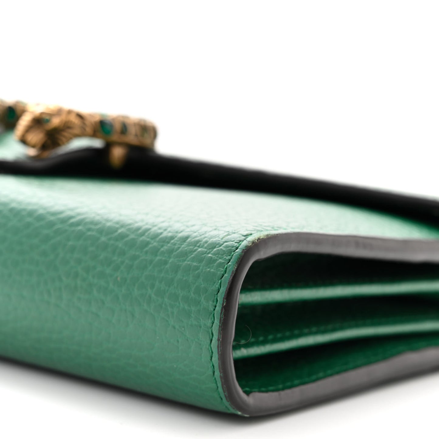 Calfskin Mini Dionysus Chain Wallet Emerald