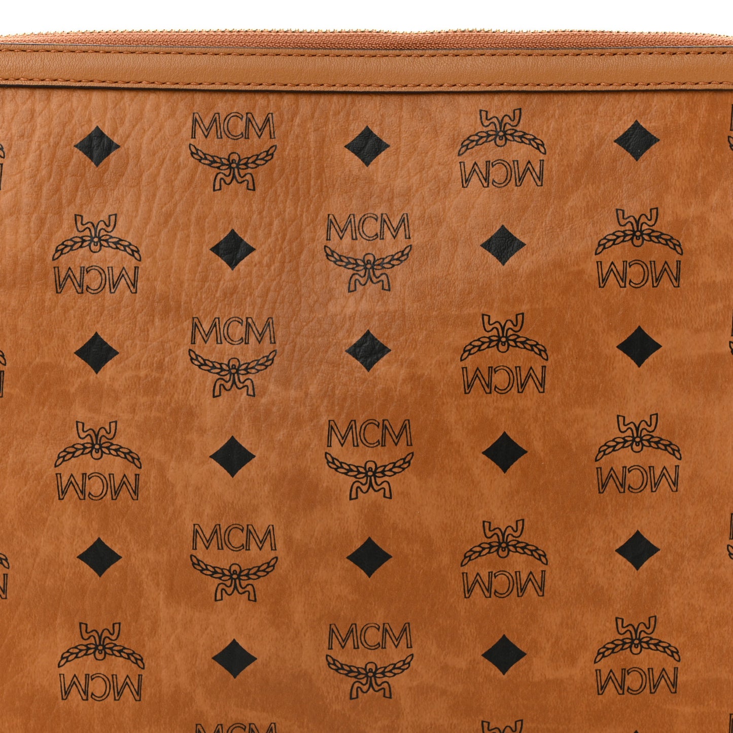 Visetos Liz Shopper Tote Pouch Cognac