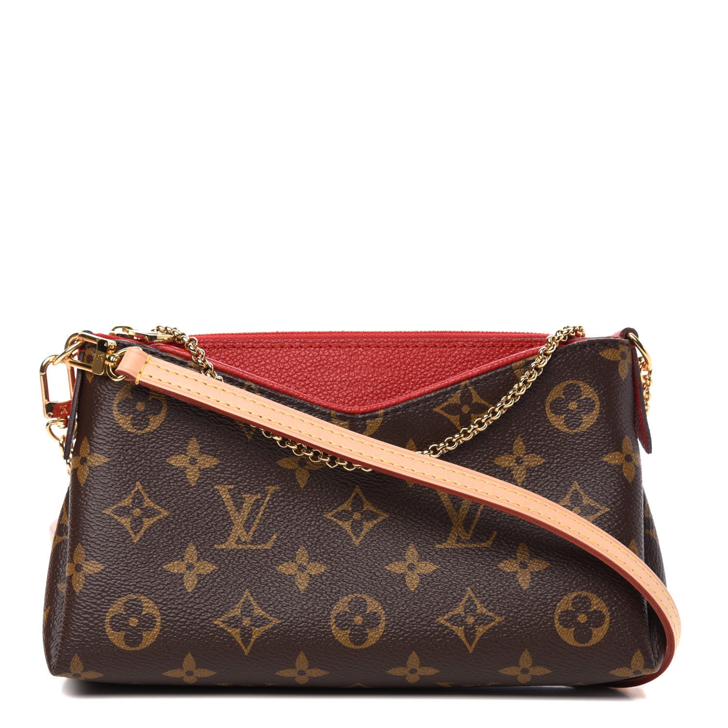 Louis Vuitton Monogram Pallas Clutch Cherry 1 of 12